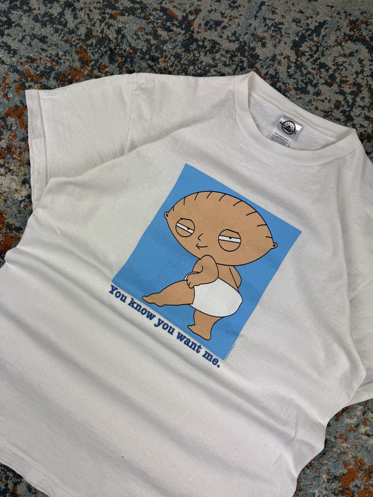 Vintage Vintage 00s Stewie Griffin family guy funny graphic tee Size US M / EU 48-50 / 2 - 3 Thumbnail