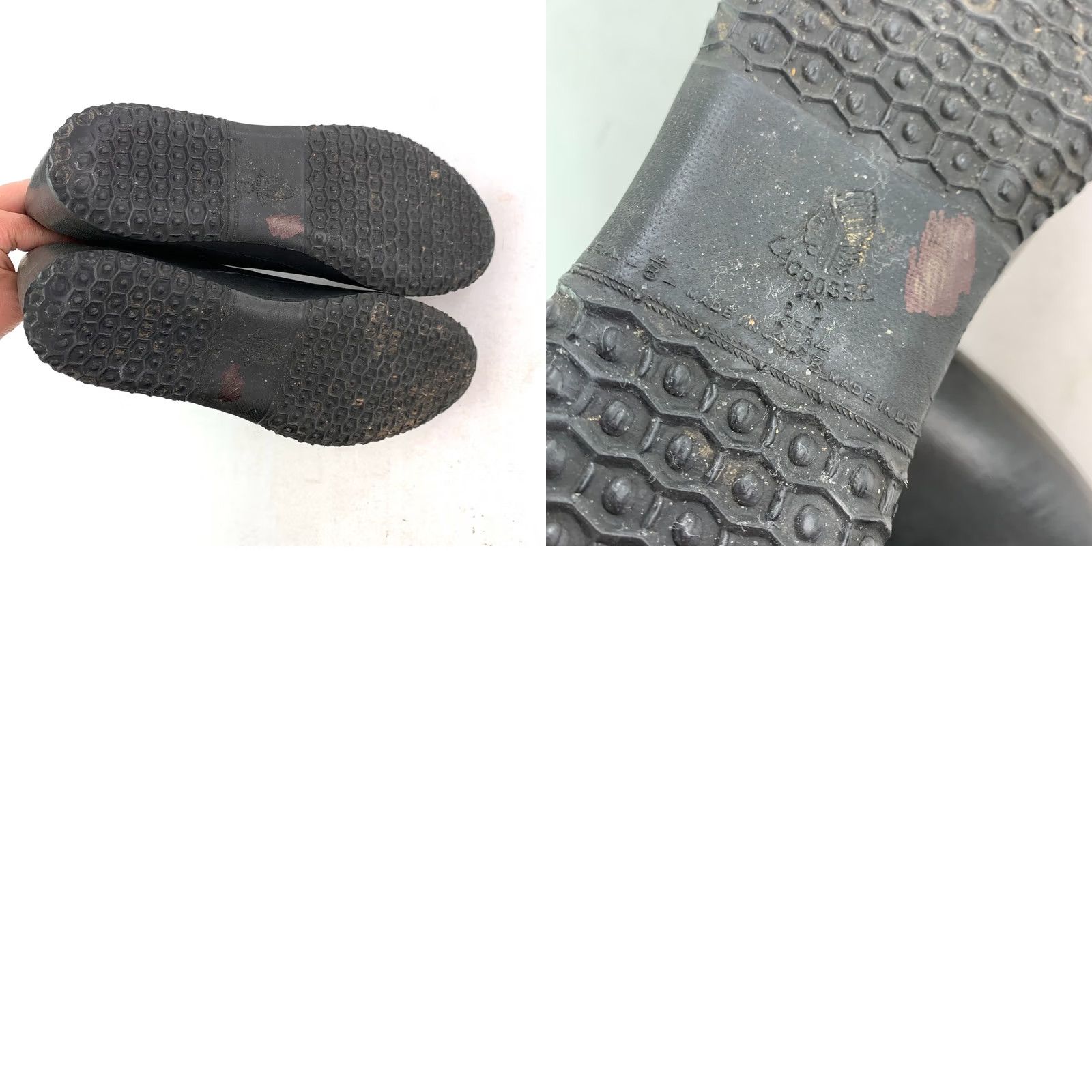 Vintage VINTAGE La Crosse Boots Rubber Black Zip Waterproof Lacrosse 1960s Womens 8 Read Size US 8 / IT 38 - 9 Thumbnail
