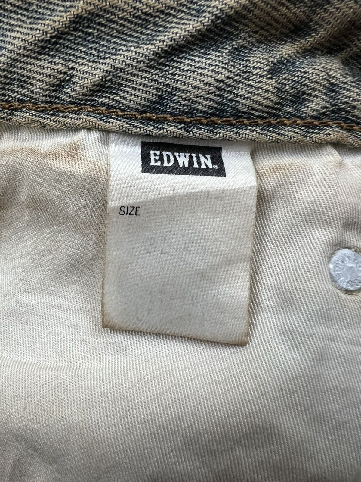 Edwin Edwin 503 Low Rise Dirty Distressed Jeans Size US 31 - 11 Thumbnail