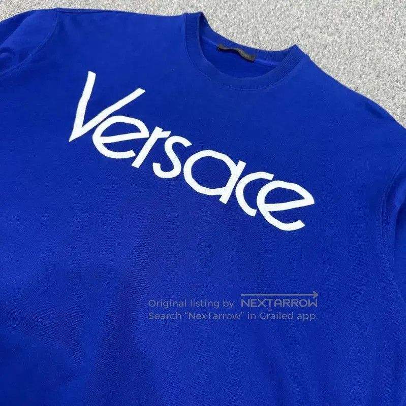 Versace Versace Men's Blue Cotton Sweatshirt . Size US M / EU 48-50 / 2 - 3 Thumbnail