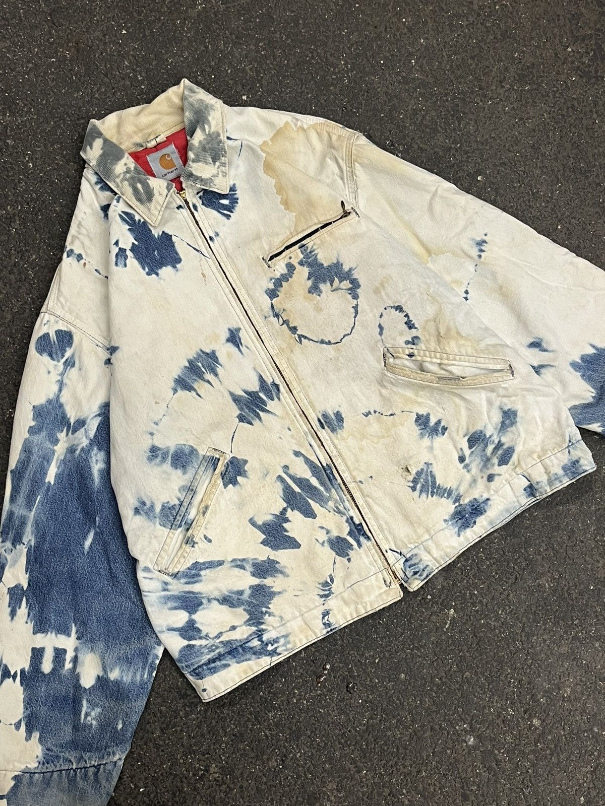 Carhartt Carhartt Detroit rare acid wash jacket hype rare workwear Size US L / EU 52-54 / 3 - 3 Thumbnail