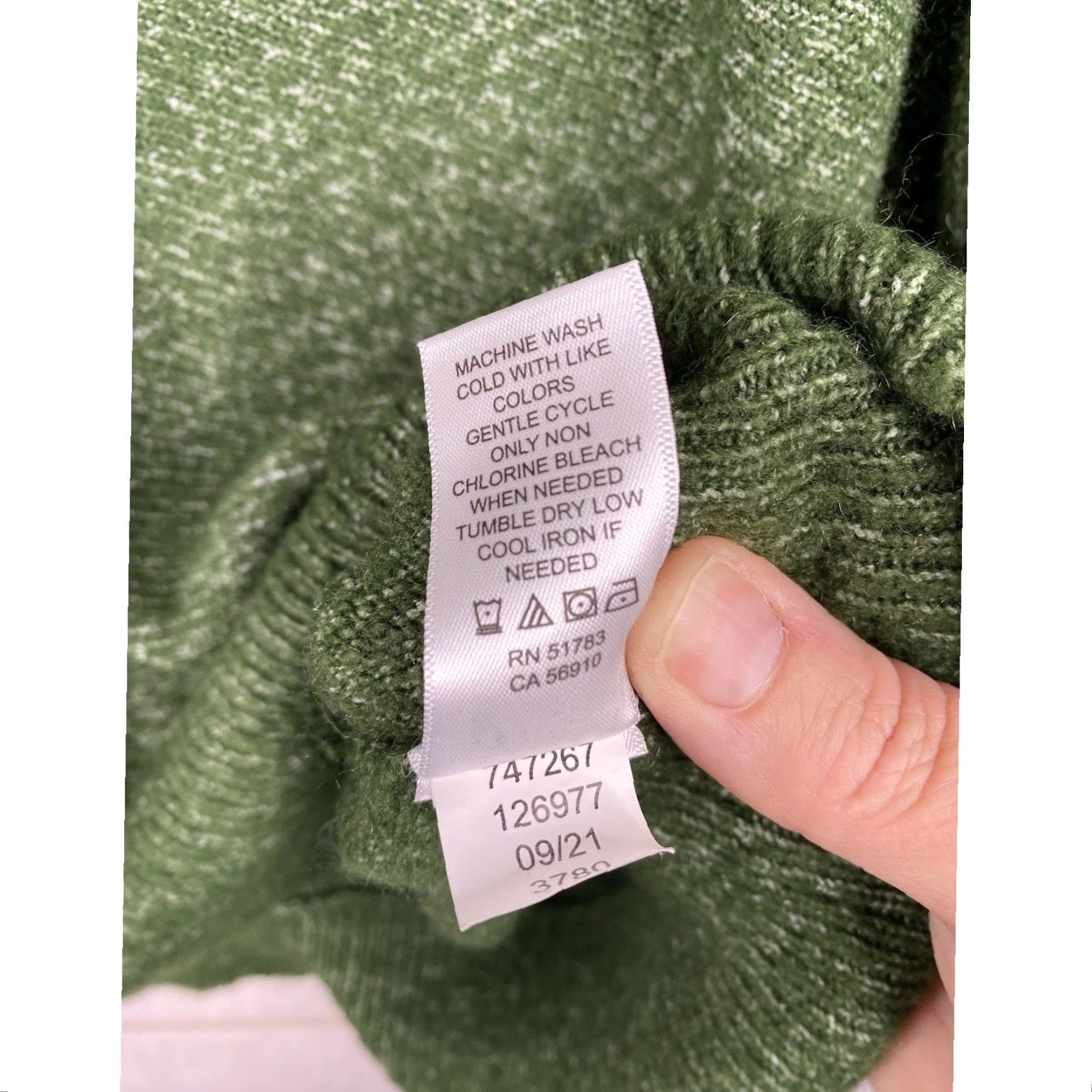 Vintage Maurices Sweater Womens 2XL Green Dolman 3/4 Sleeve Pullover Knit Stretchy Casual Classic Round Neck Shirt Men? Size XXL / US 16-18 / IT 52-54 - 7 Thumbnail