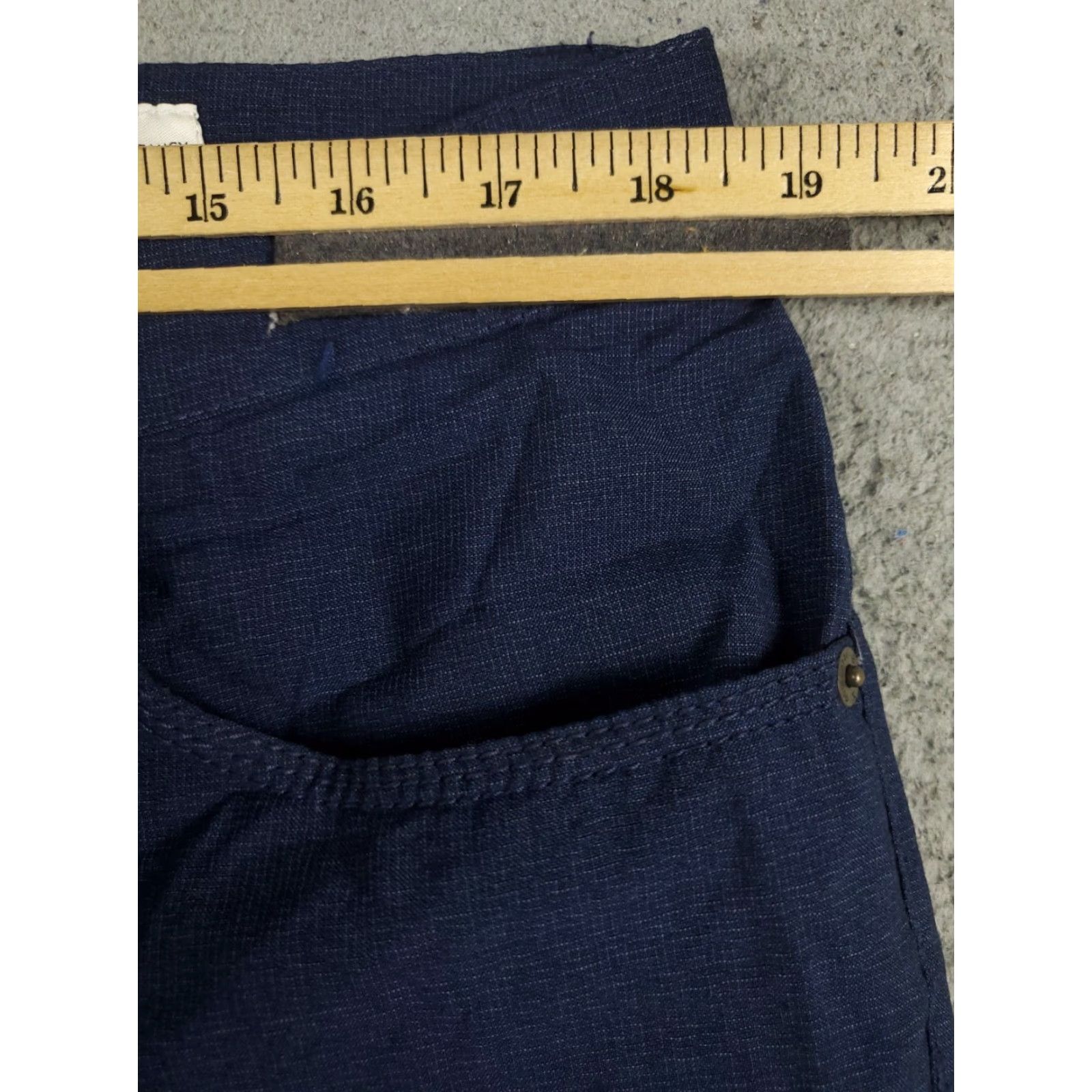BRAX BRAX Dress Pants Mens 36x33 Blue Flat Front Trousers Chino Regular Fit Wool Size US 36 / EU 52 - 4 Thumbnail