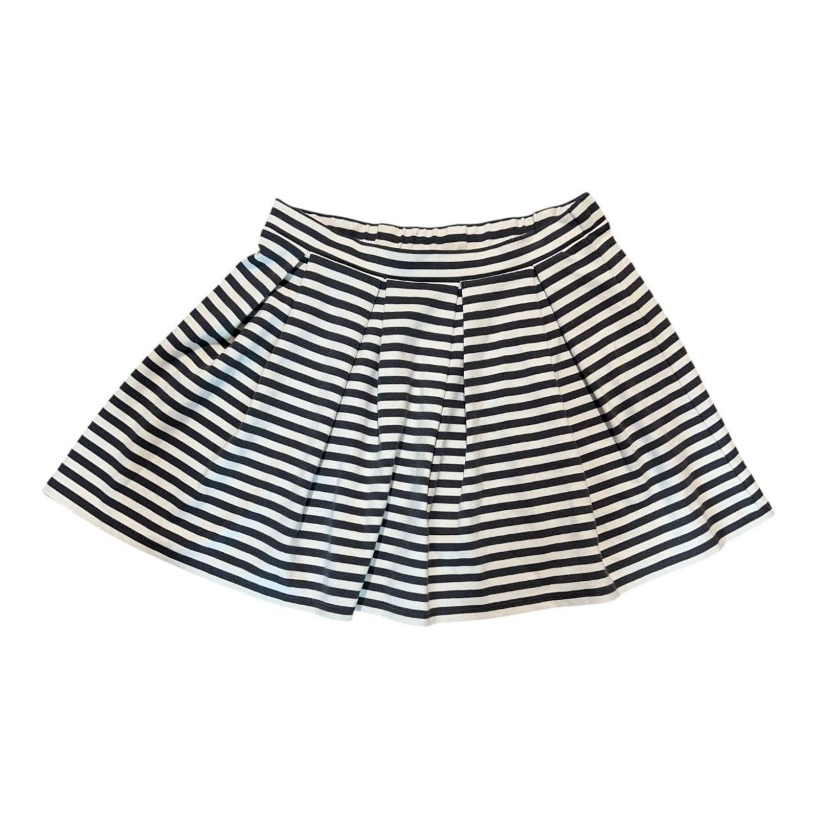 American Eagle Outfitters American Eagle Outfitters Stripped Skirt Above Knee Pleated Size 32" / US 10 / IT 46 - 1 Thumbnail