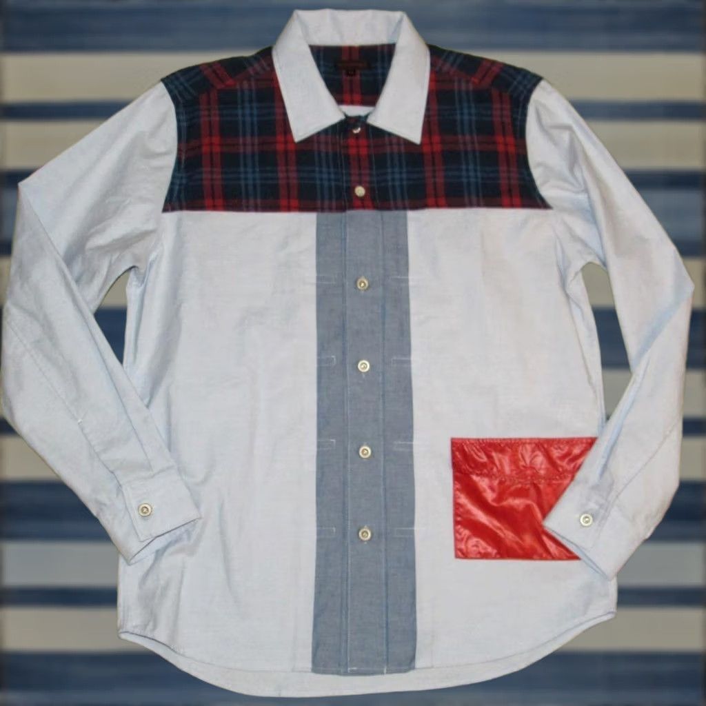 CLOT CLOT Blue Long Sleeve Button Down Shirt Made In Japan Medium Size US M / EU 48-50 / 2 - 1 Thumbnail