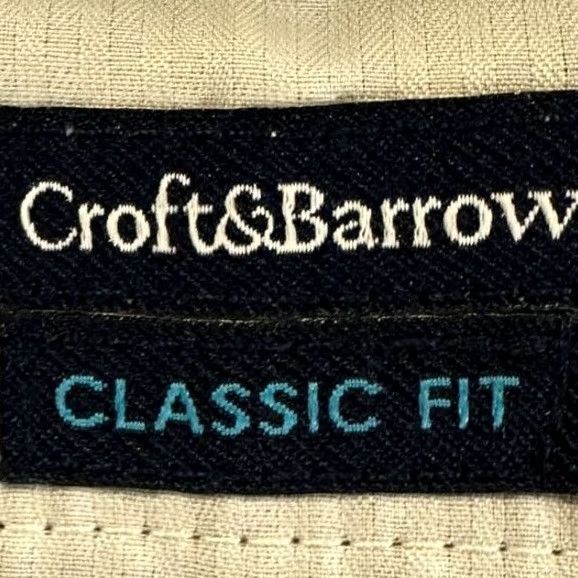 Croft & Barrow VINTAGE Croft Barrow Dress Pants Men 36X32 Brown True Comfort Classic Fit Flat Front NEW Size US 36 / EU 52 - 4 Thumbnail