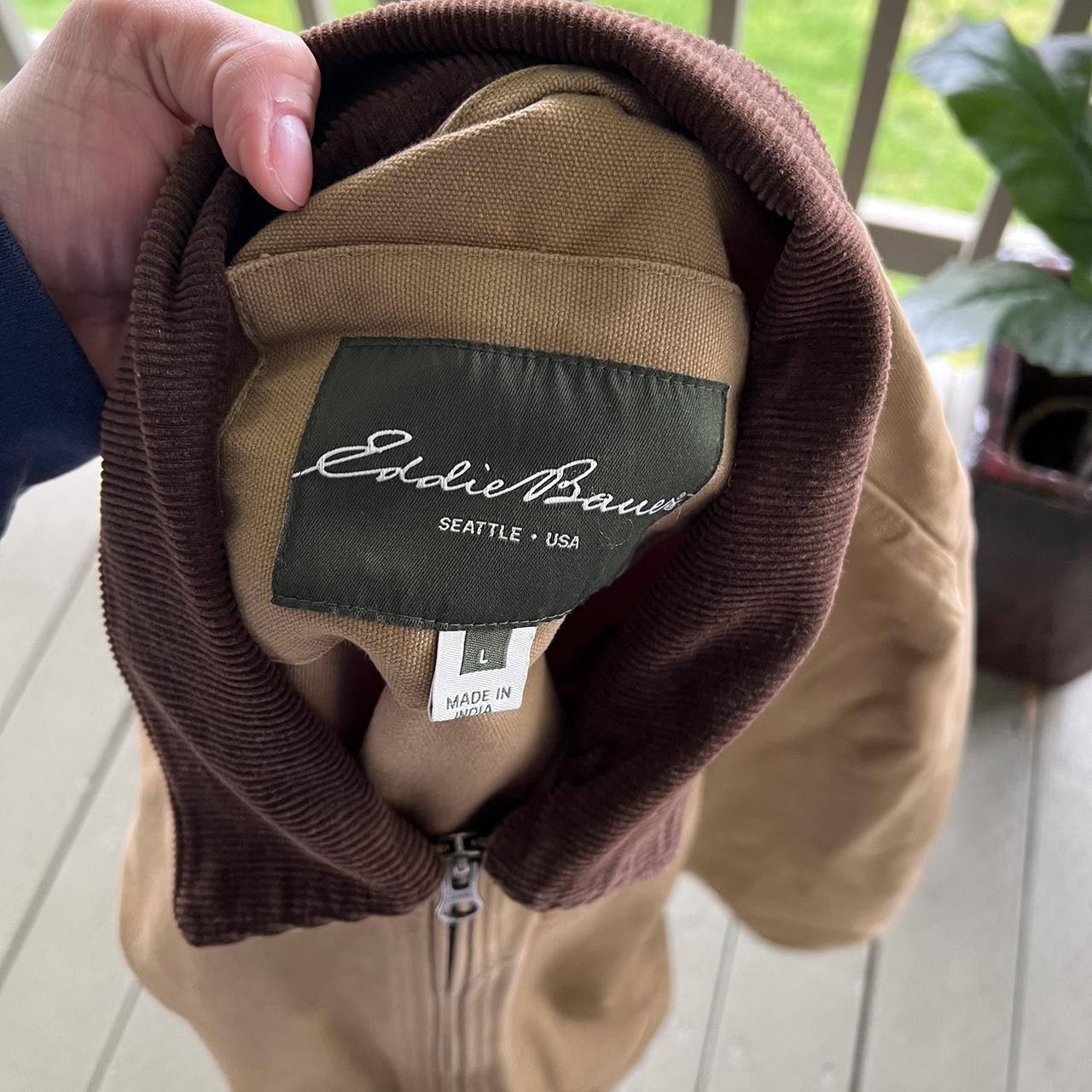 Eddie Bauer × Vintage Carhartt Detroit Style Eddie Bauer Boxy Canvas Work Jacket Size US L / EU 52-54 / 3 - 4 Thumbnail