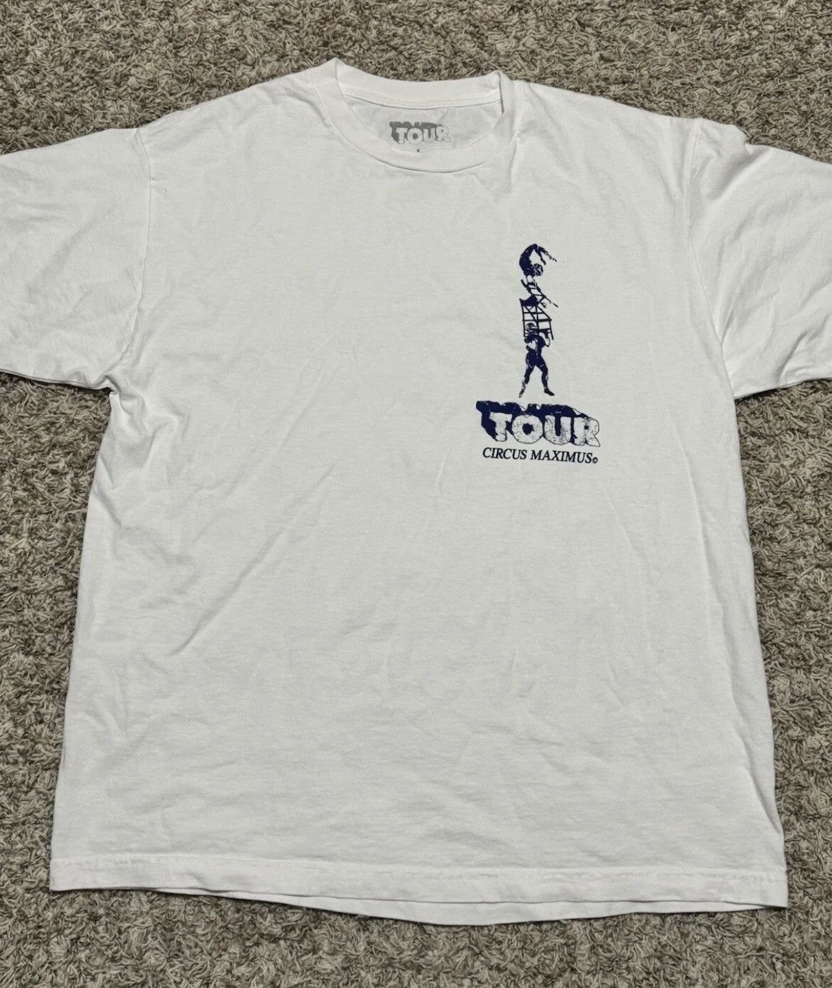 image of 5 “Utopia Is In…” Tees From Travis Scott in White, Men's (Size XL)