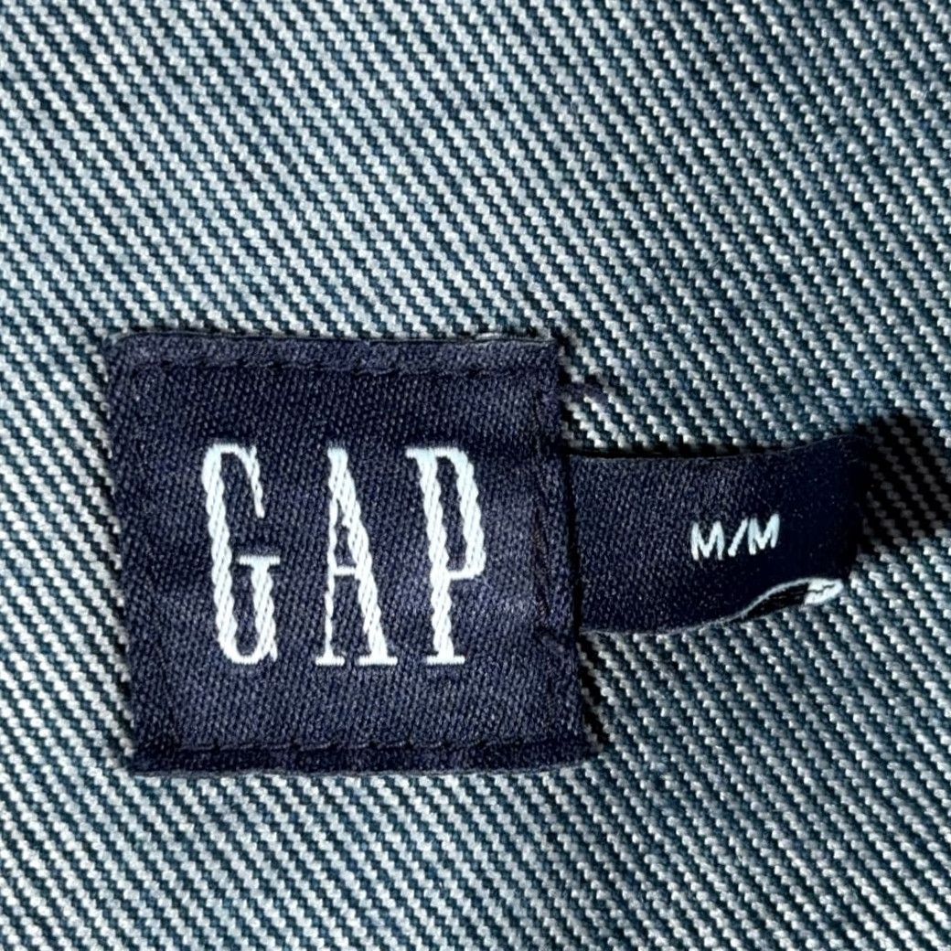 Gap VINTAGE Gap Jacket Womens M Blue Denim Jacket Size 32" / US 10 / IT 46 - 4 Thumbnail