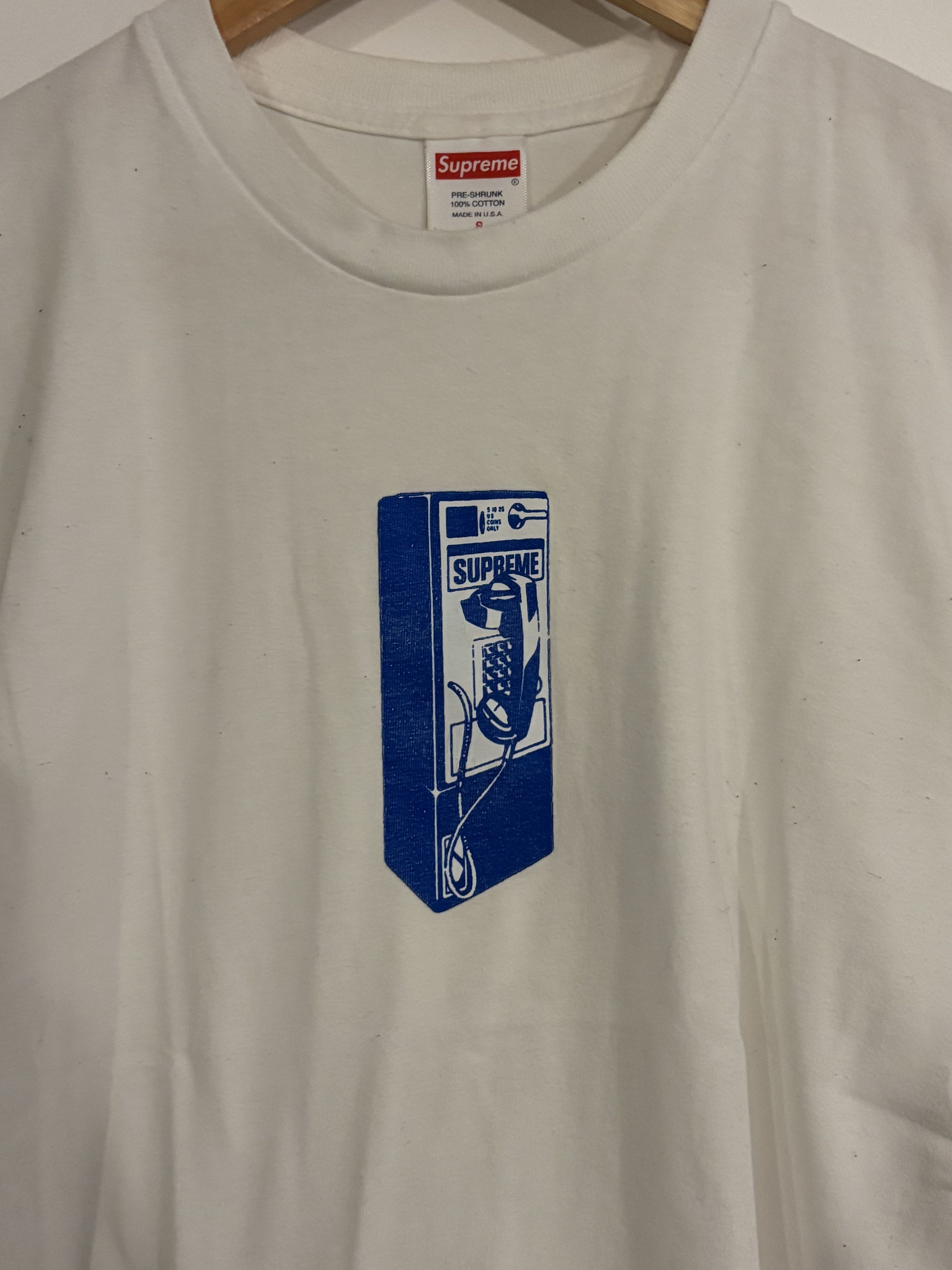 Supreme Supreme Payphone Tee Size US S / EU 44-46 / 1 - 2 Thumbnail