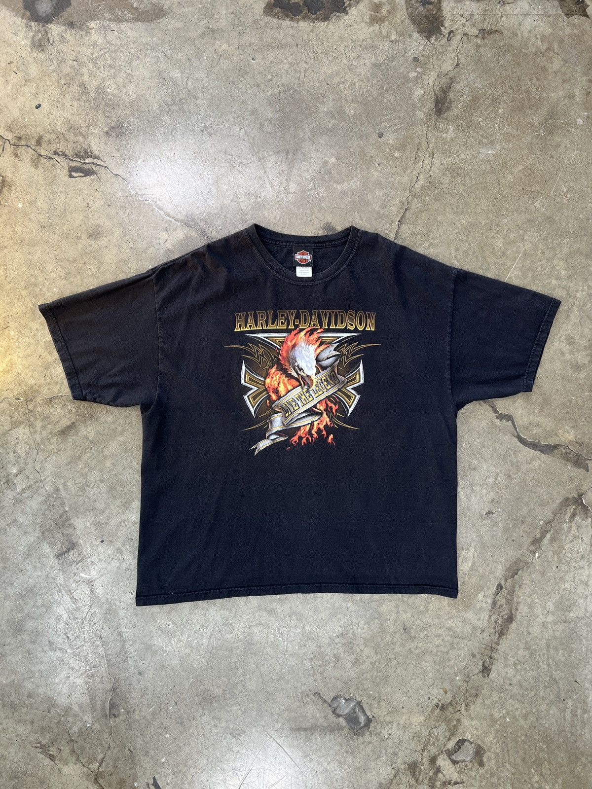 Harley Davidson Vintage Harley Davidson Eagle Live the Legend Wisconsin XXL Size US XXL / EU 58 / 5 - 2 Thumbnail
