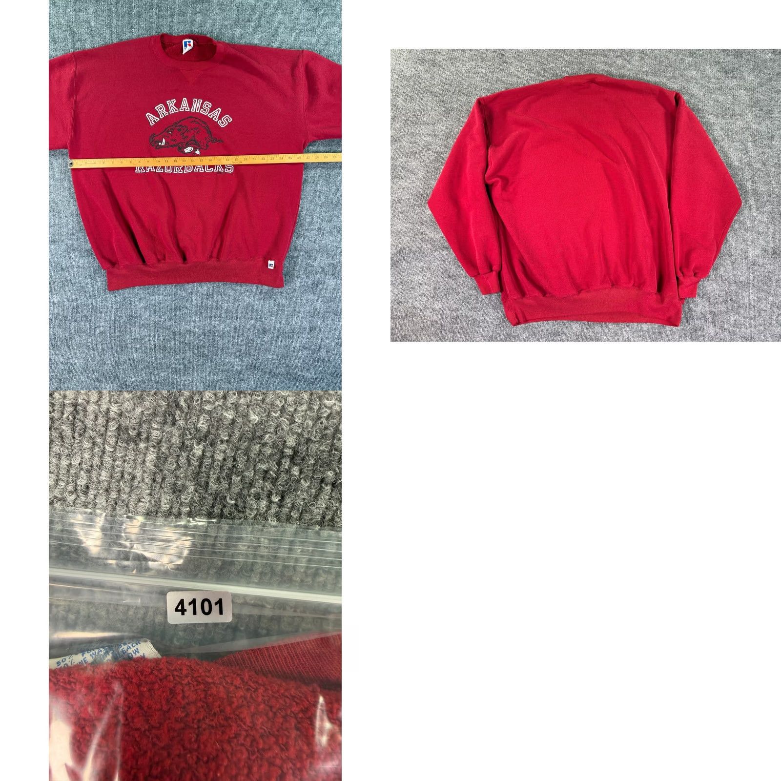 Russell Athletic VINTAGE Russell Athletic Arkansas Razorbacks Sweatshirt Mens 3XL Red USA 90s Size US XXL / EU 58 / 5 - 8 Thumbnail