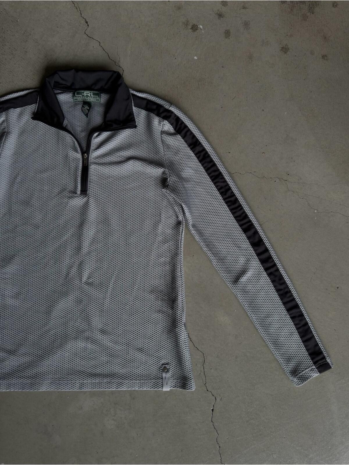 Other Lauren Active / Athletic Quarter Zip Pullover / Gray Black Size M / US 6-8 / IT 42-44 - 1 Thumbnail