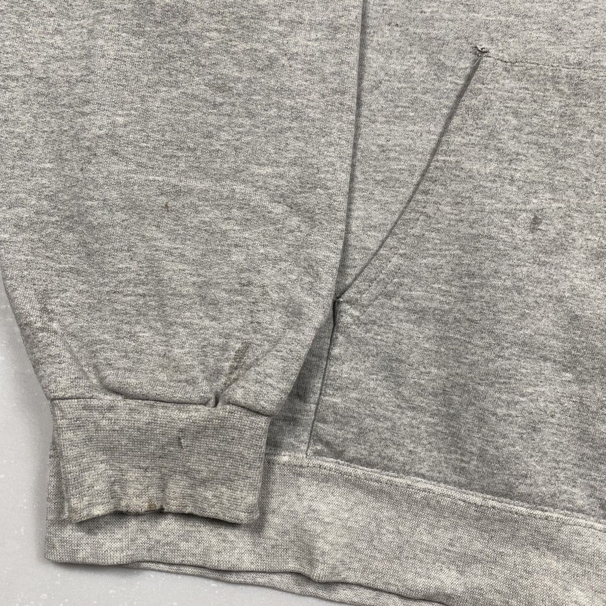 Hanes × Vintage Vintage y2k S Letterman Zip Up Hoodie Size US L / EU 52-54 / 3 - 4 Thumbnail