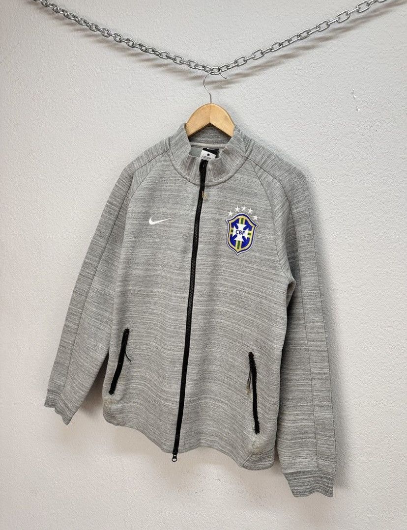 Nike Nike Halfzip Tech Fleece Brazil Size US L / EU 52-54 / 3 - 5 Thumbnail
