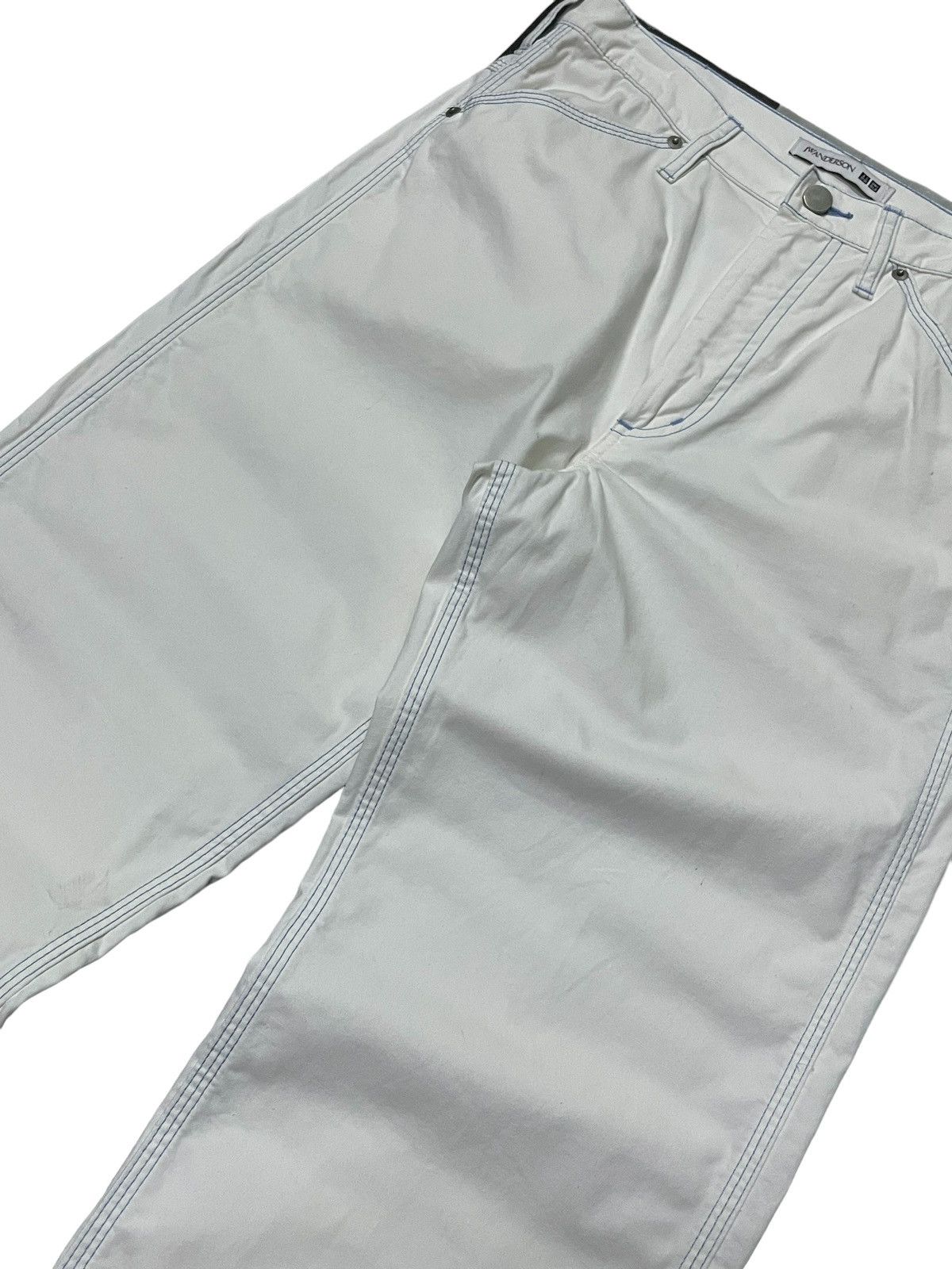 JW Anderson × Uniqlo J.W Anderson X Uniqlo Contrast Stitch Pants Straight Cut Size US 28 / EU 44 - 6 Thumbnail