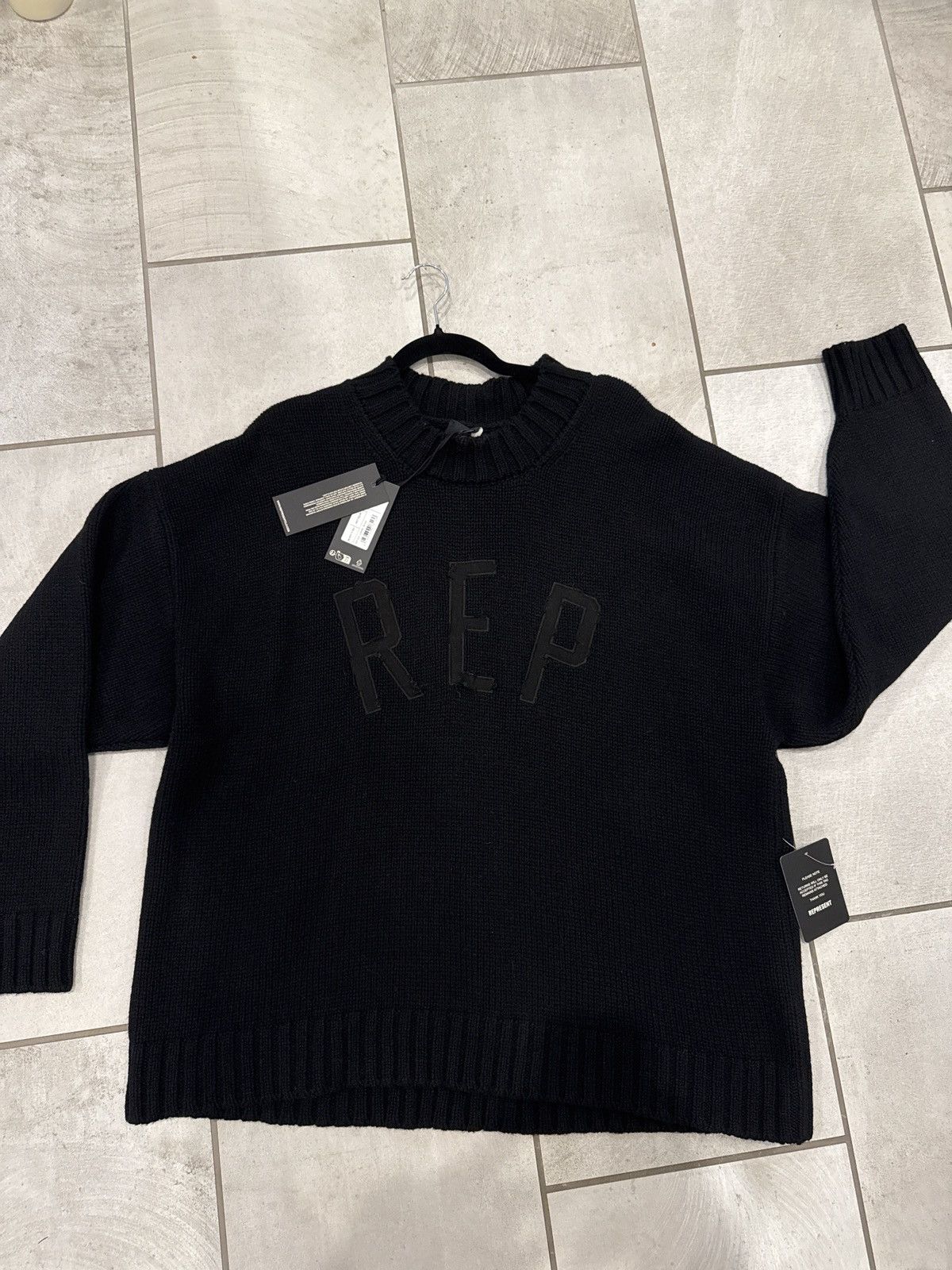 Represent Clo. Represent knit black jumper size L Size US L / EU 52-54 / 3 - 1 Thumbnail