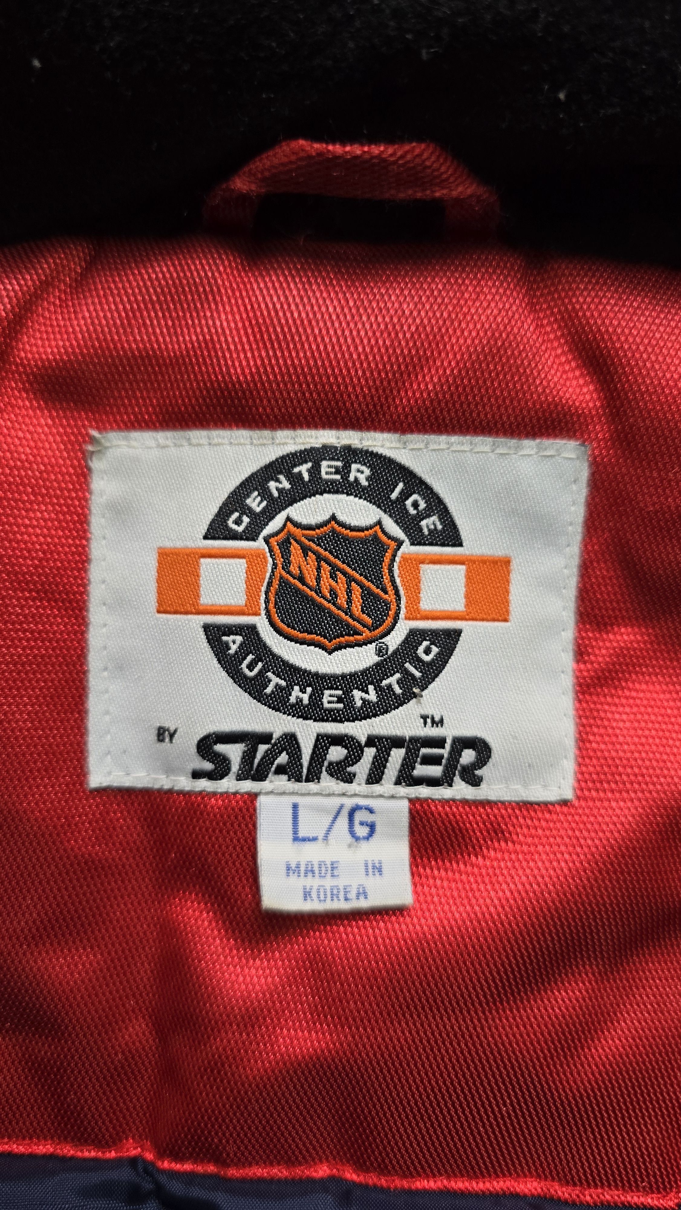VTG New York Rangers Liberty 90s Puffer NHL Hockey Jacket