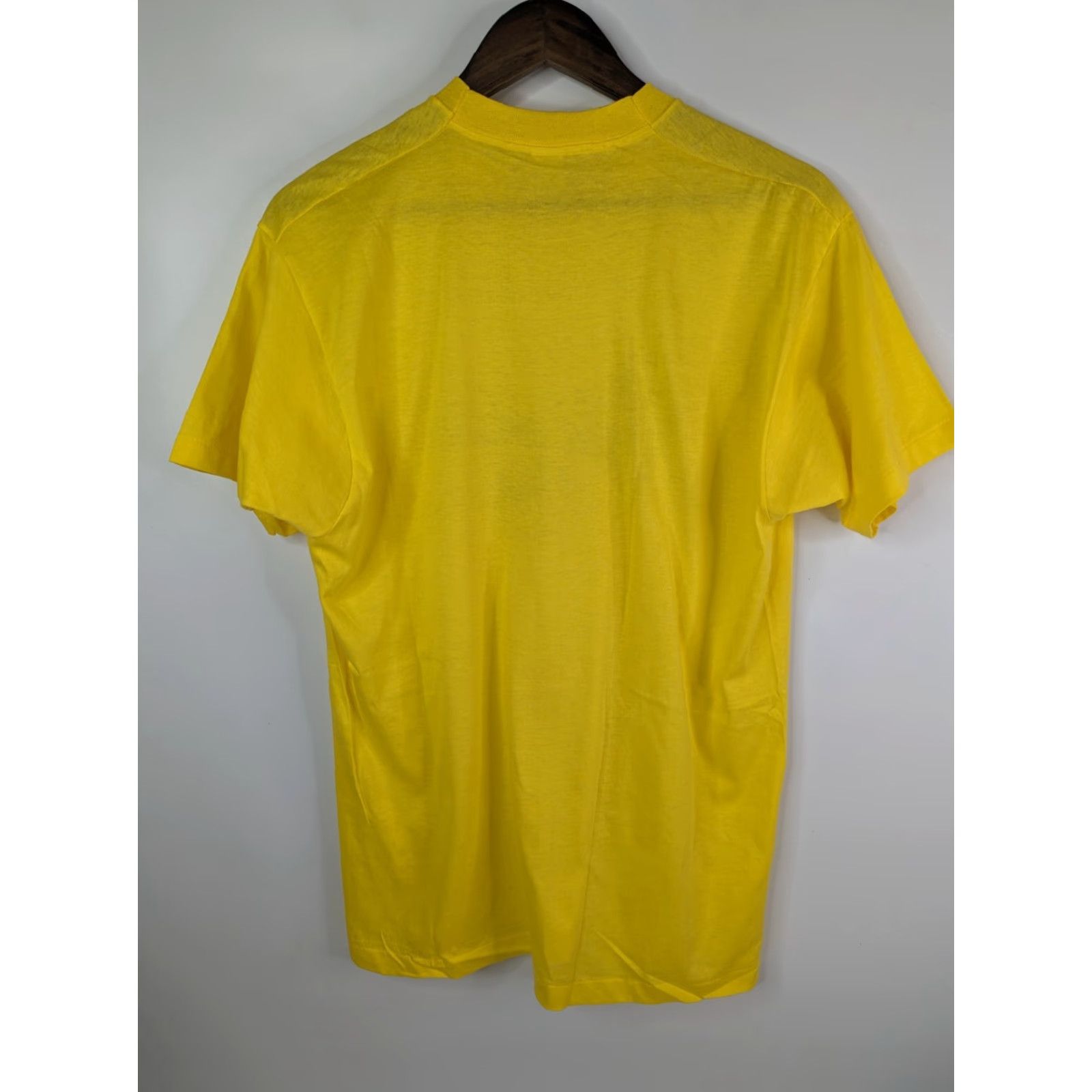 Vintage VINTAGE Screen Stars Shirt Child of God Only 80s/90s Biker Grunge Music Sports Yellow XL Mens Size US XL / EU 56 / 4 - 4 Thumbnail