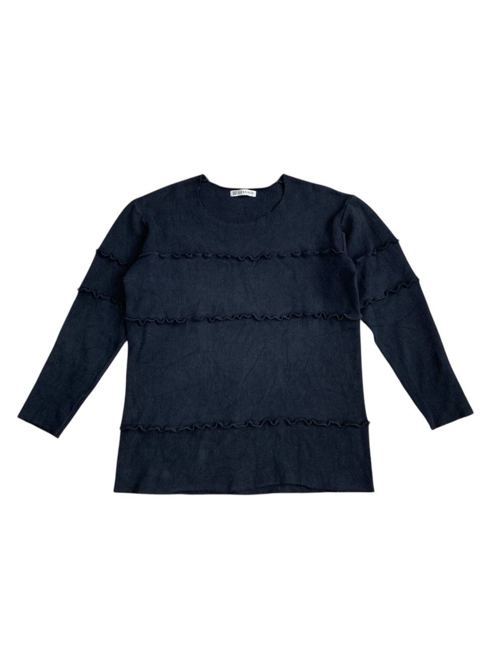 Yohji Yamamoto Workshop by Yohji Yamamoto Diffusion Line Fringe Sweater Size US M / EU 48-50 / 2 - 1 Thumbnail