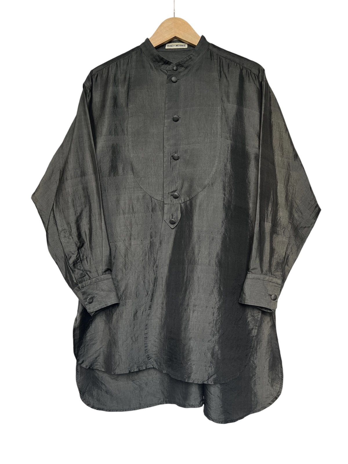 Issey Miyake Vintage Issey Miyake Shanghai Silk Button Shirt Size US L / EU 52-54 / 3 - 2 Thumbnail