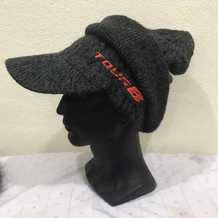 Japanese Brand × Vintage Vintage Tour B Beanie Hat Size ONE SIZE - 2 Thumbnail