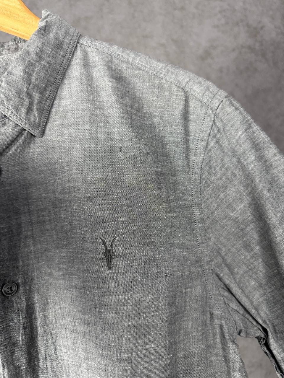 Allsaints Allsaints designer logo linen cotton shirt Size US S / EU 44-46 / 1 - 5 Thumbnail