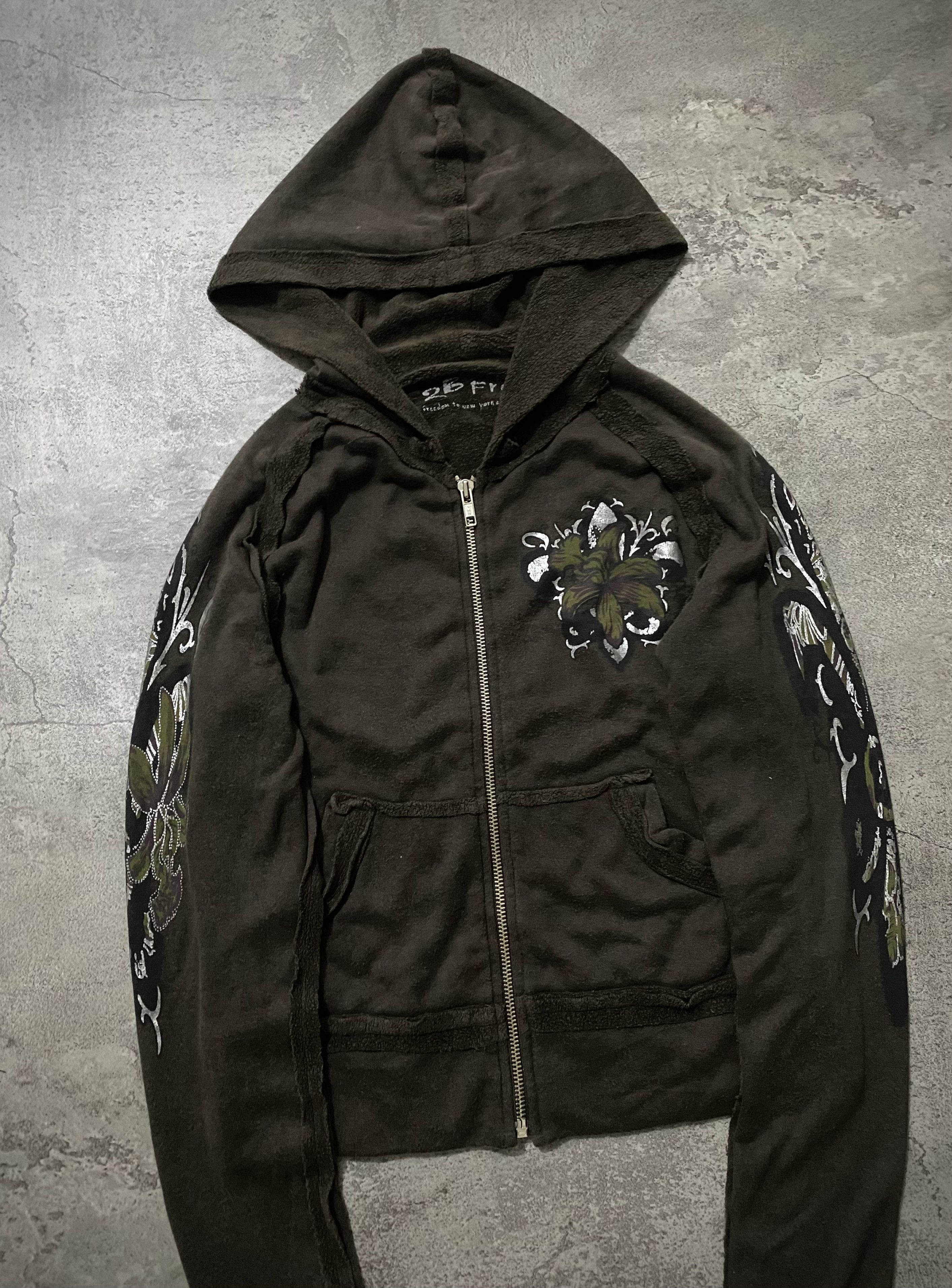 Japanese Brand Y2&K 2B FREE VKEI STYLE BOXY HOODIE Size US S / EU 44-46 / 1 - 3 Thumbnail