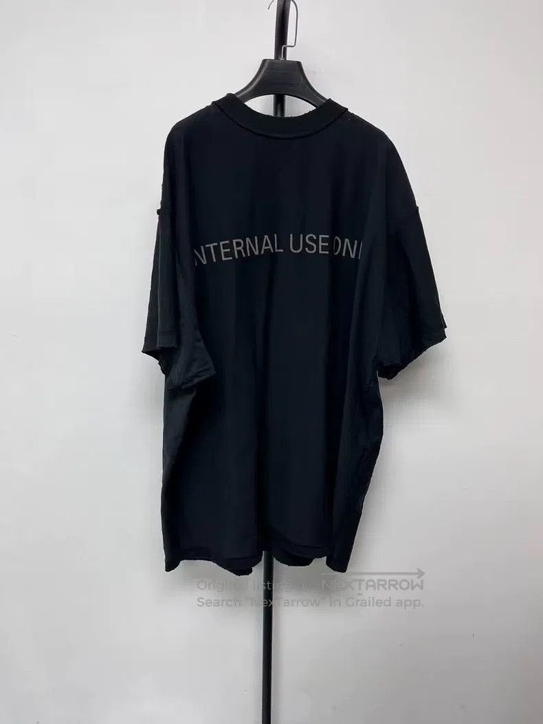Balenciaga Balenciaga Letter Fitted Round Neck Short Sleeve Pullover Size US XL / EU 56 / 4 - 1 Thumbnail
