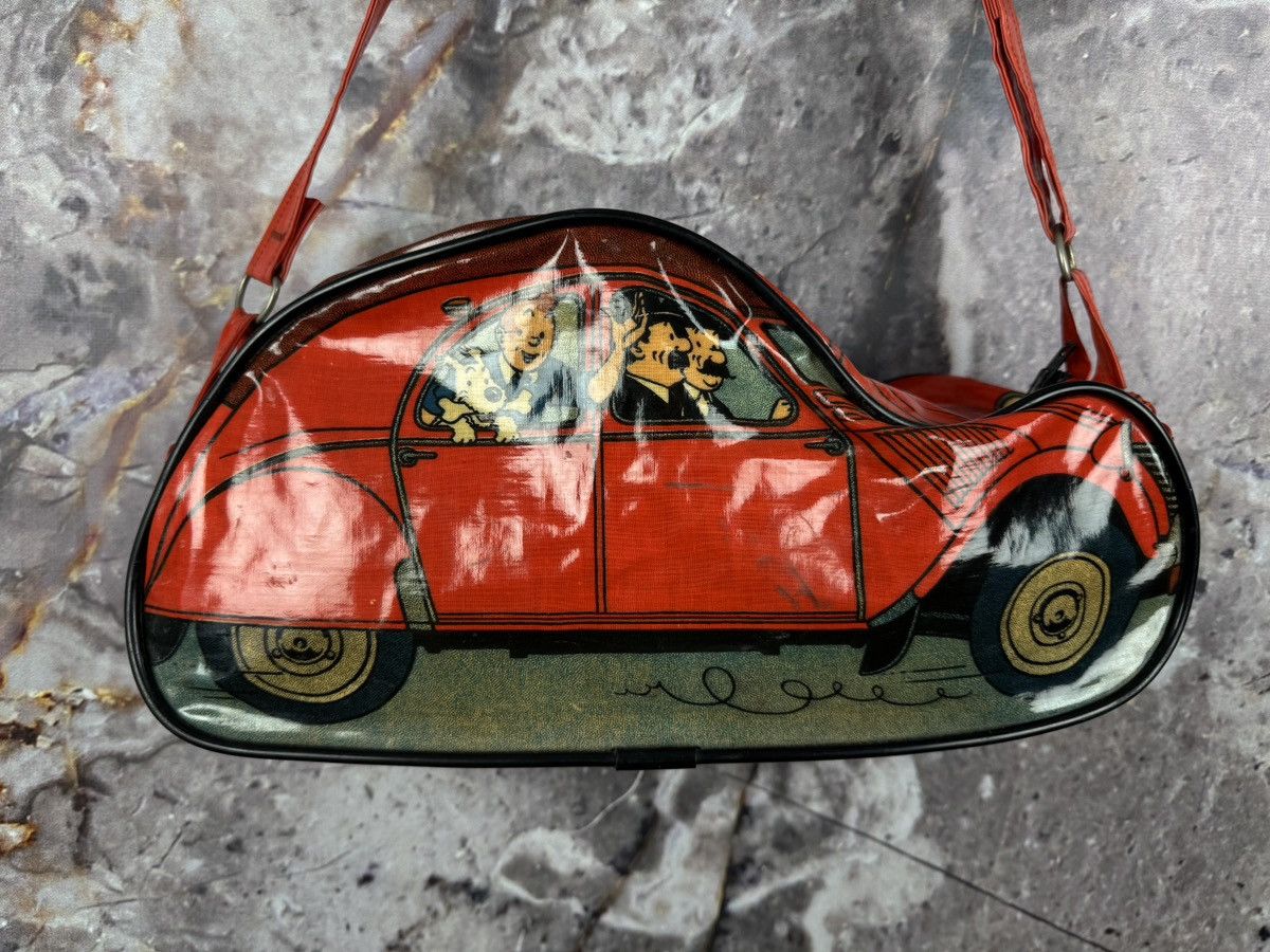 Vintage Bag Tin Tin Rare Citroën 2CV 1981 Size ONE SIZE - 4 Thumbnail
