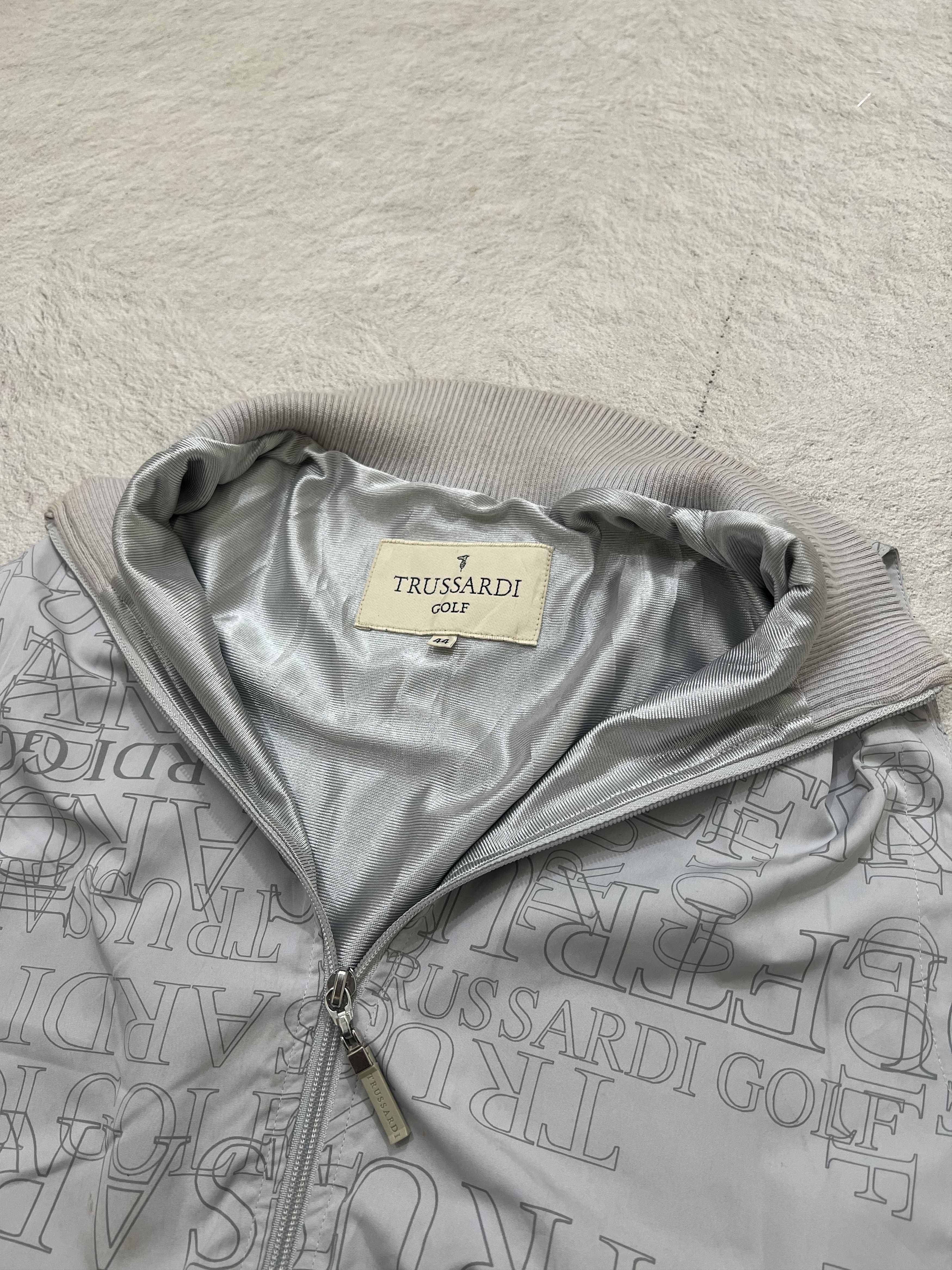 Trussardi Vintage 90s Trussardi Iconic Logo Nylon Zip Vest y2k Size US M / EU 48-50 / 2 - 6 Thumbnail