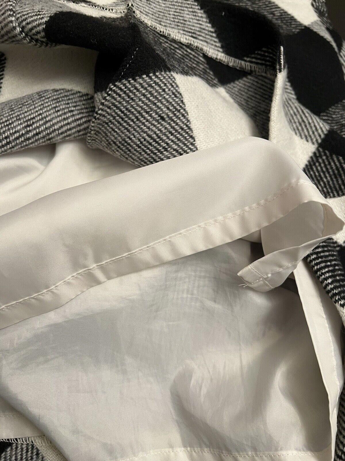 Designer ANN TAYLOR LOFT Black And White Plaid Mini Skirt Size 4 Size 27" / US 4 / IT 40 - 7 Thumbnail
