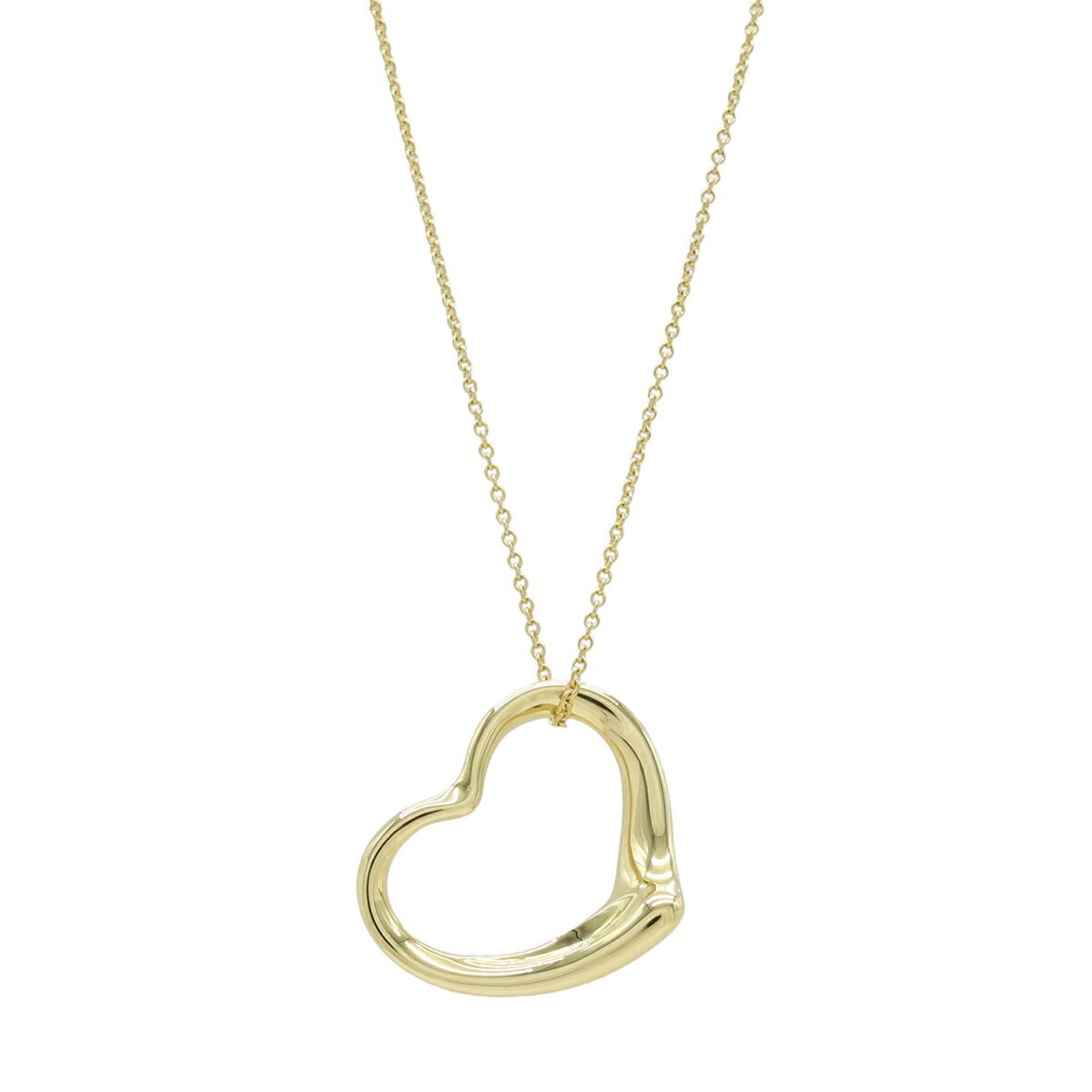 Tiffany & Co. TIFFANY&Co. Tiffany & Co. Elsa Peretti Heart Necklace Pendant 18KYG 750YG Yellow Gold Size ONE SIZE - 1 Thumbnail