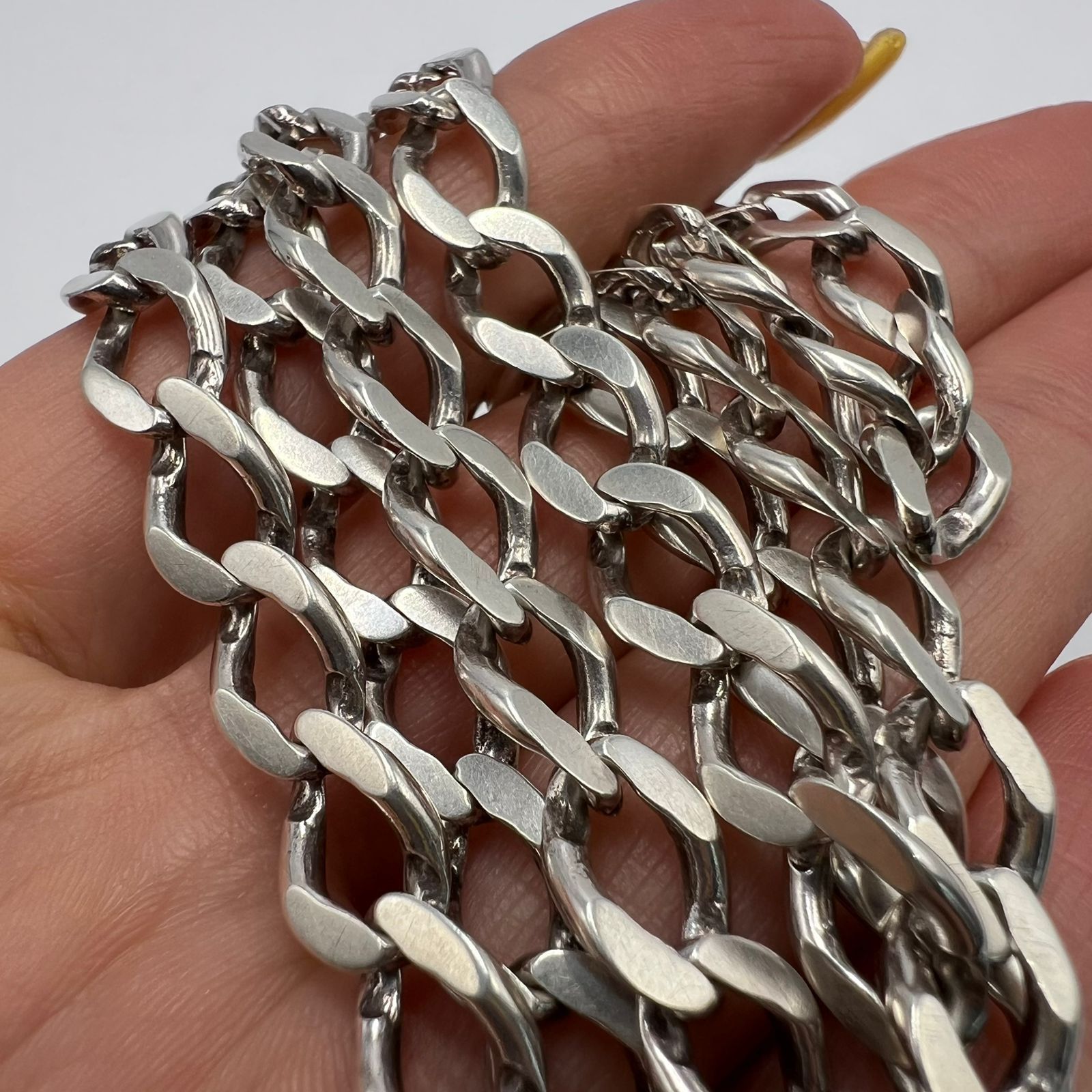 Sterling Silver Vintage Sterling Silver 925 Chain Necklace silver 38.84g Size ONE SIZE - 3 Thumbnail