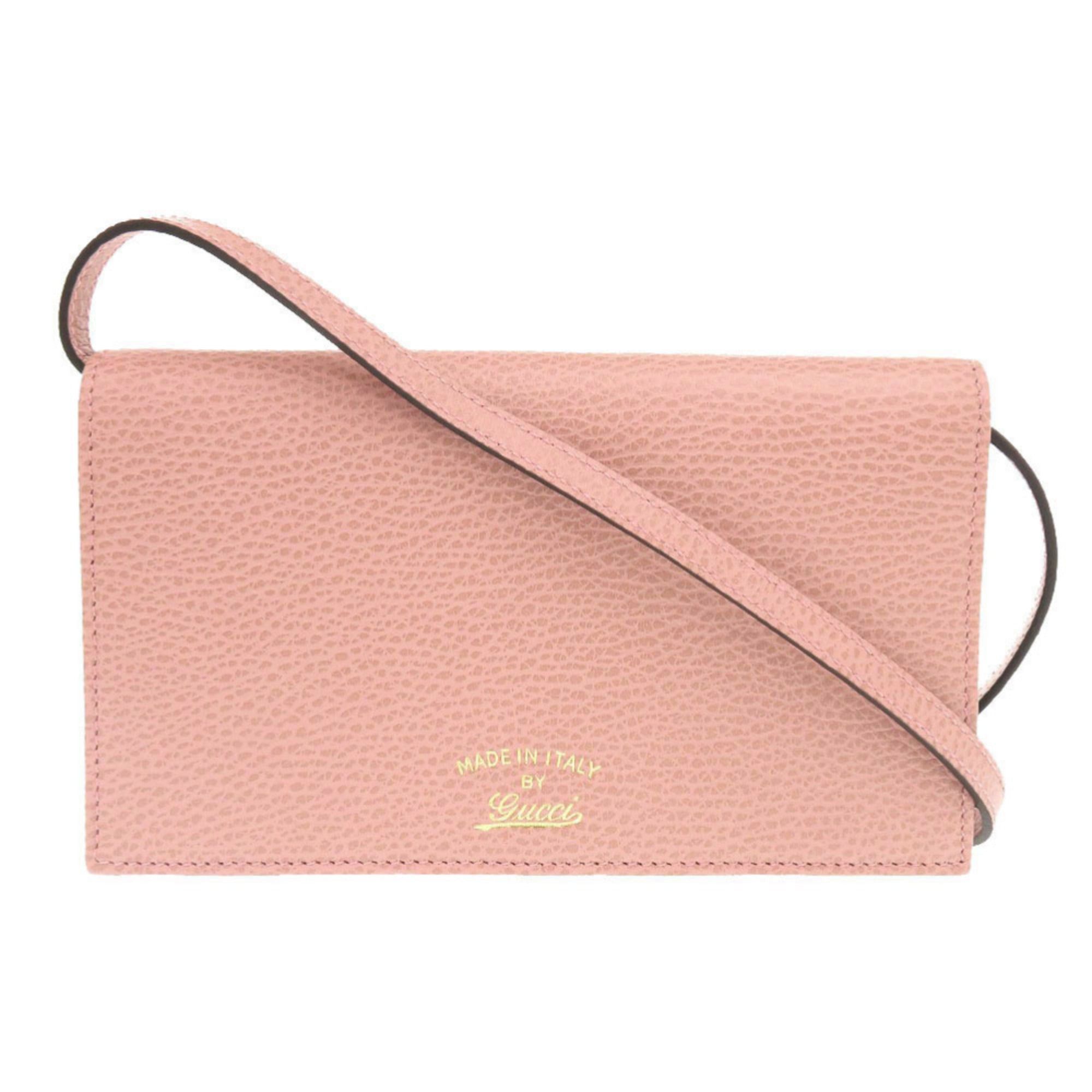 Gucci Unused Gucci Swing 368231 Leather Pink Shoulder Wallet Bag 0828GUCCI Size ONE SIZE - 1 Thumbnail