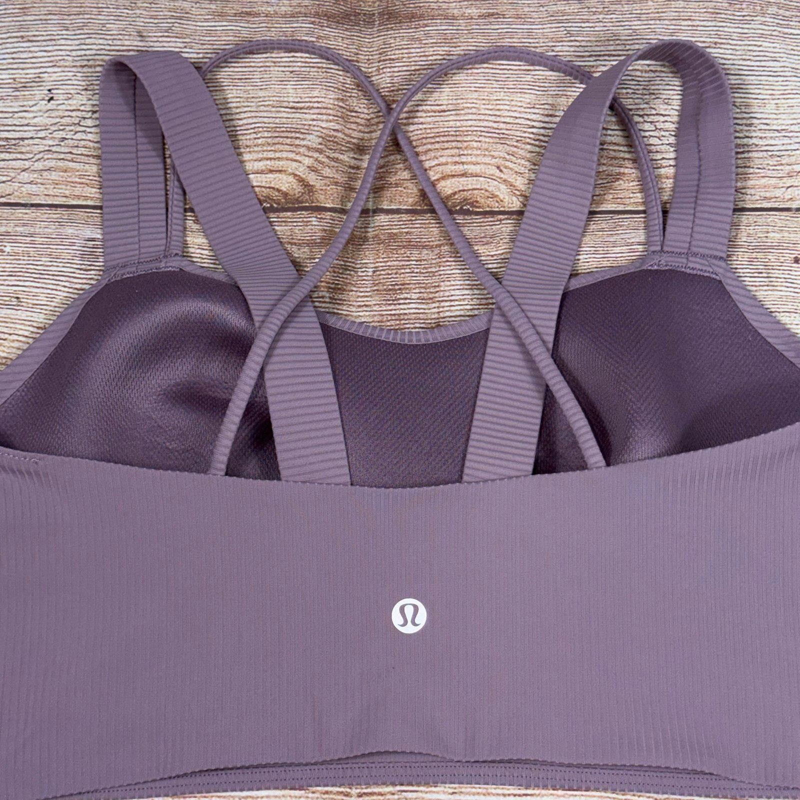 Lululemon Lululemon Like a Cloud Longline Ribbed Bra Size 4 D/DD Cups Size ONE SIZE - 7 Thumbnail