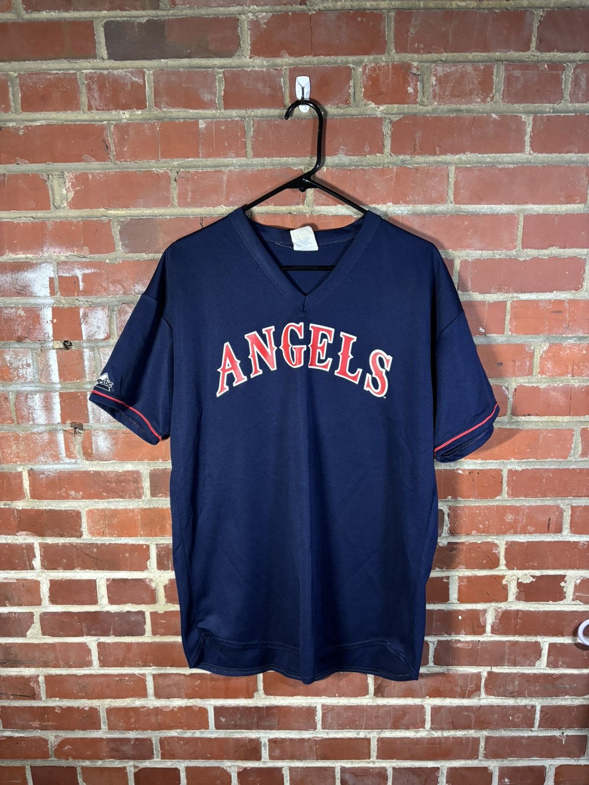 Vintage 90s Majestic California Angels MLB Jersey Shirt XL