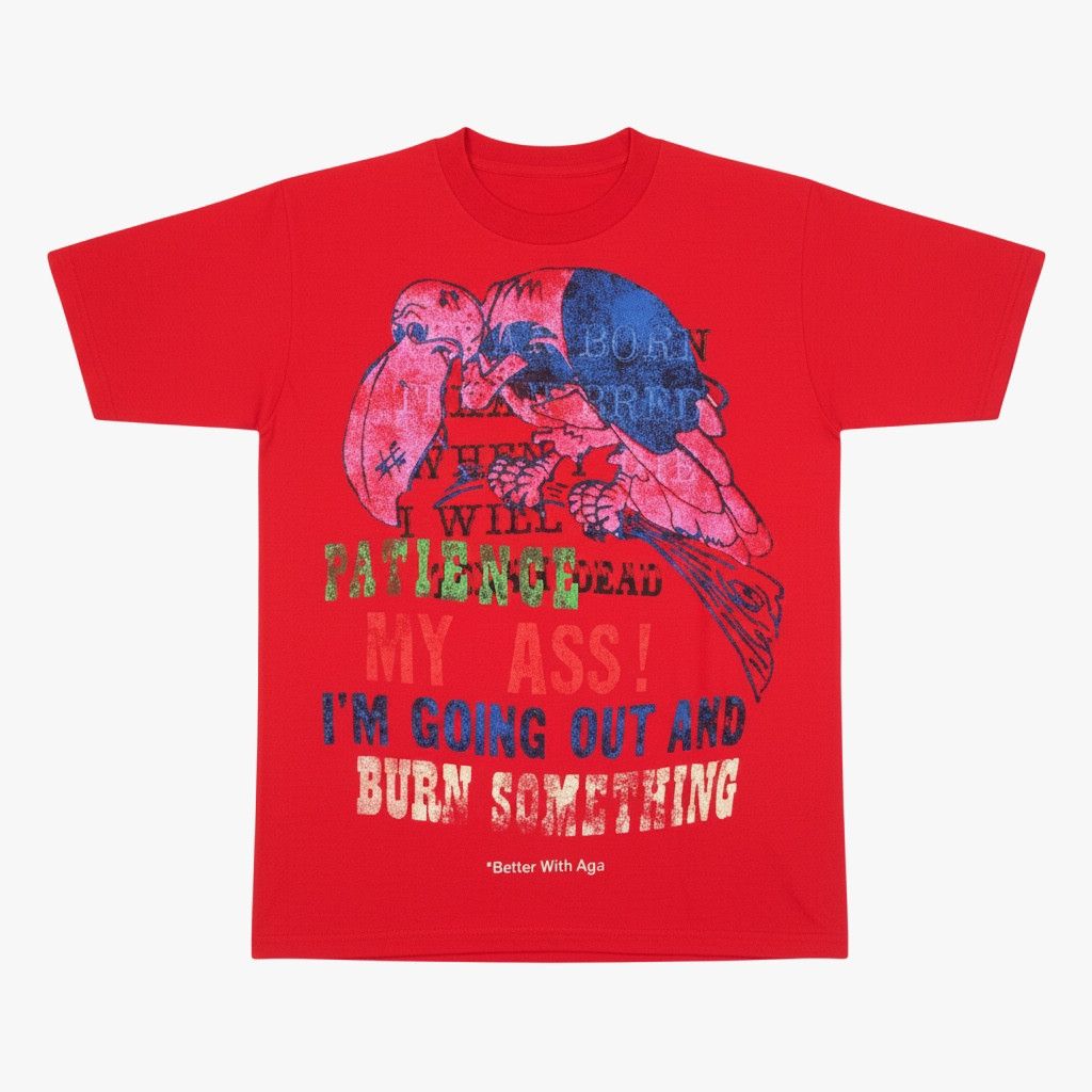Better With Age Better With Age 'Junk' Red Tee Size US S / EU 44-46 / 1 - 1 Preview