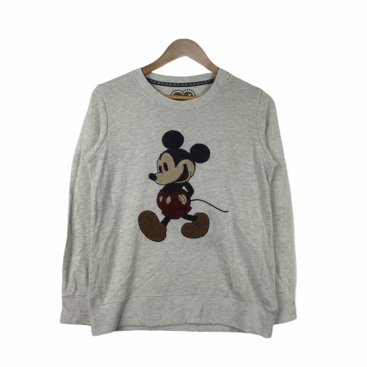 Mickey Mouse Vtg MICKEY MOUSE Grey Crewneck Sweater Sweatshirt Jumper Size M / US 6-8 / IT 42-44 - 1 Thumbnail