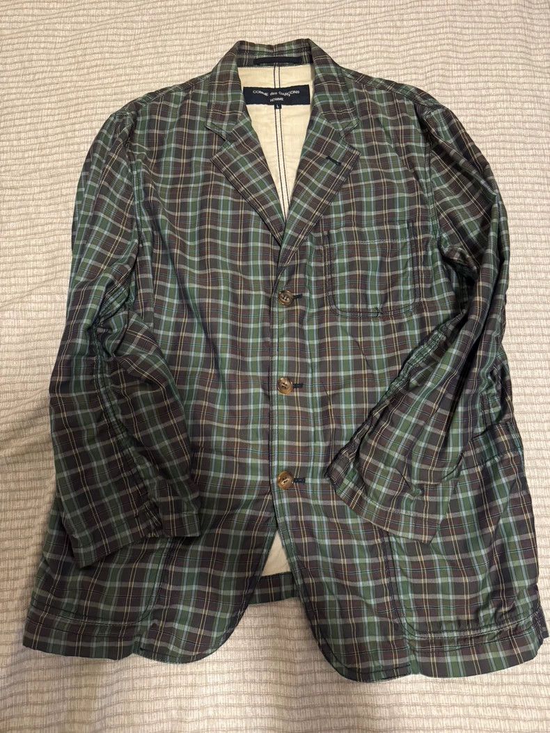 Comme Des Garcons Plaid Jacket | Grailed
