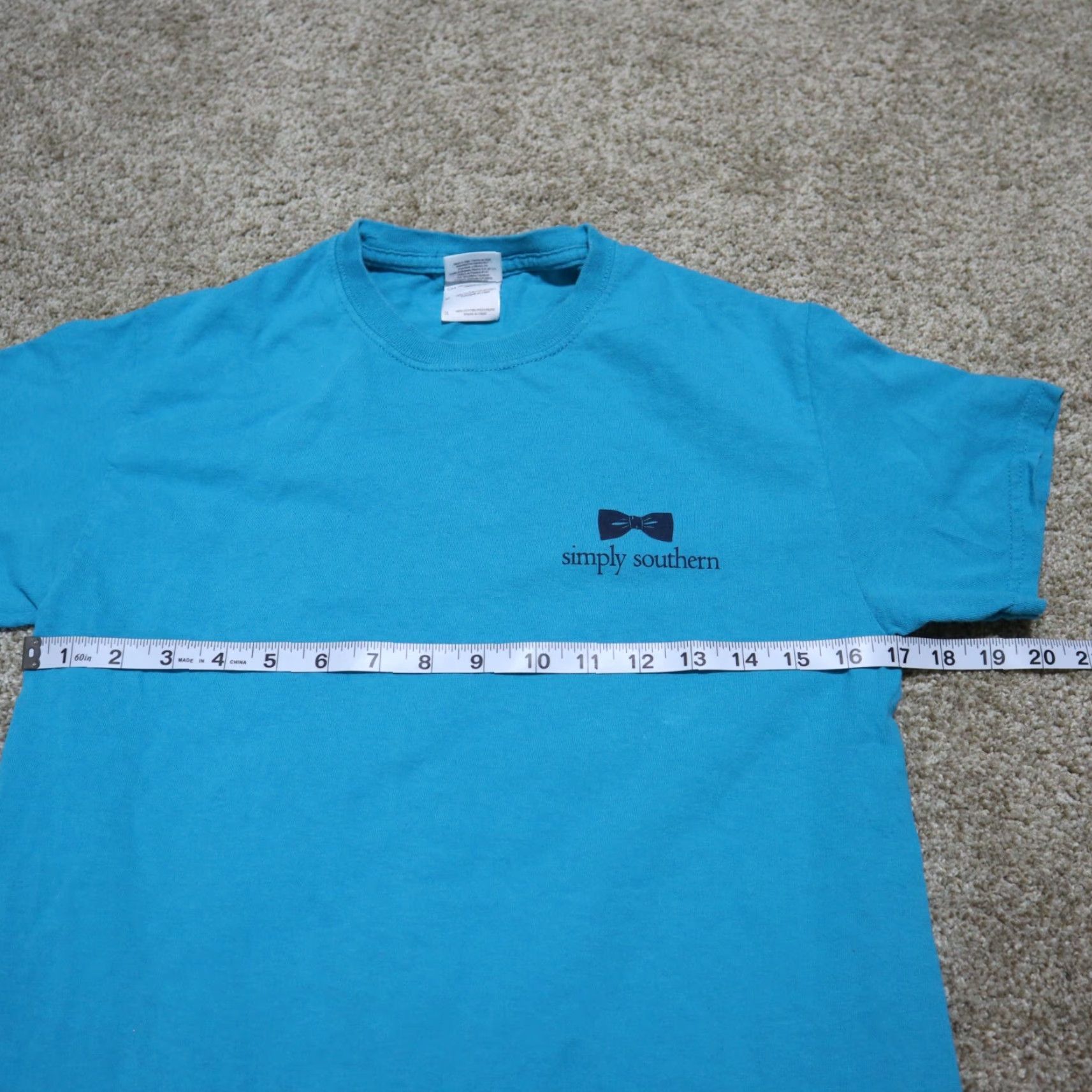 Vintage SIMPLY SOUTHERN T-SHIRT WOMENS BLUE MASON JAR “TIE THAT BINDS US” SMALL SS SHIRT Womens Short Sleeve Crew Neck Blue 100% Cotton Size S / US 4 / IT 40 - 5 Thumbnail