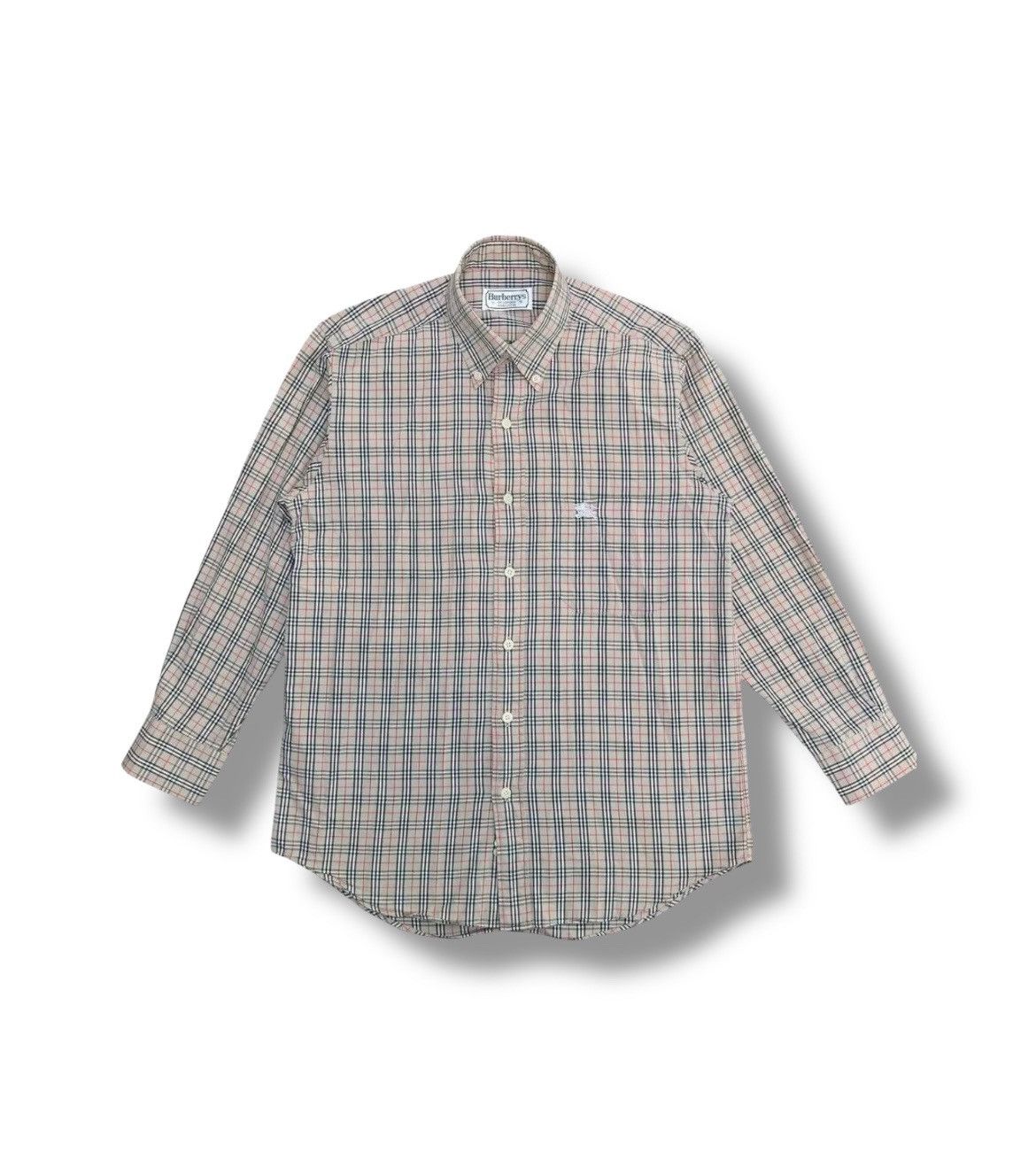 Burberry Burberry Small Logo Button Ups Shirt Size US S / EU 44-46 / 1 - 1 Thumbnail