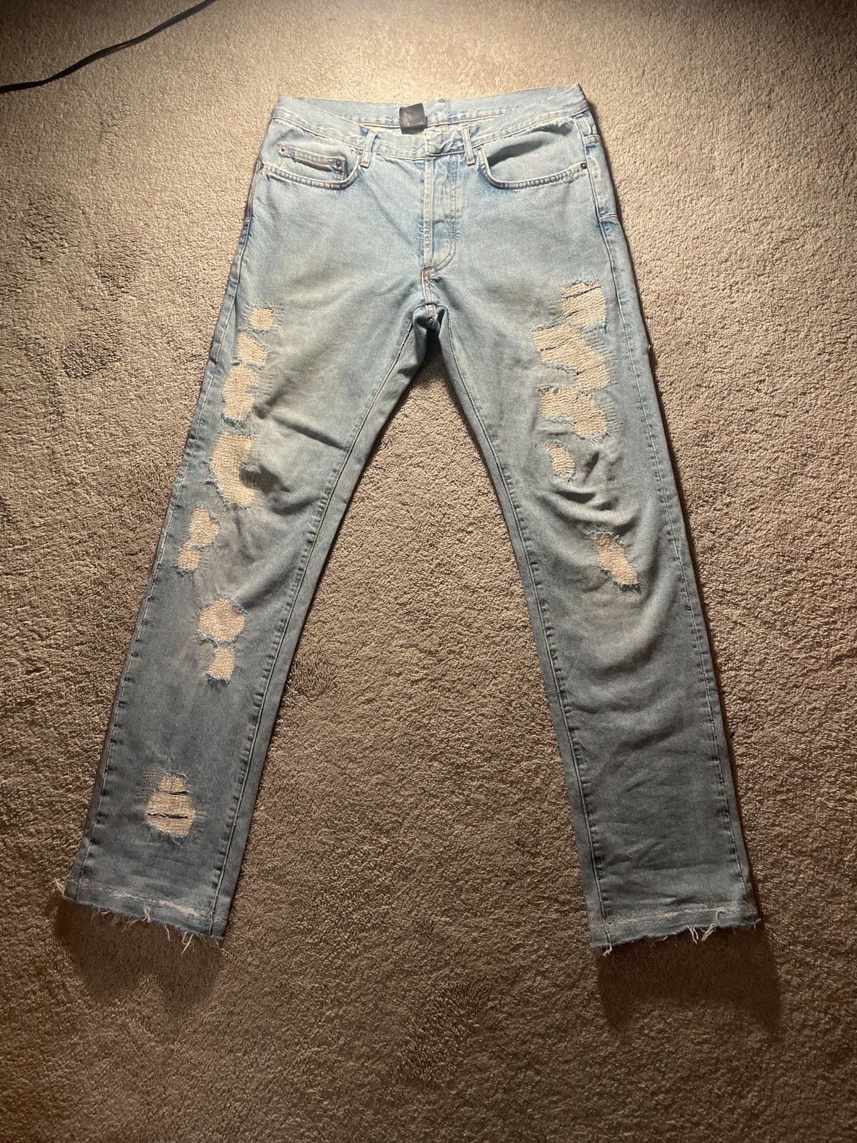 Hedi Slimane 💥Dior Homme Crash Denim - Hedi Slimane, SS06 Size US 31 - 1 Thumbnail