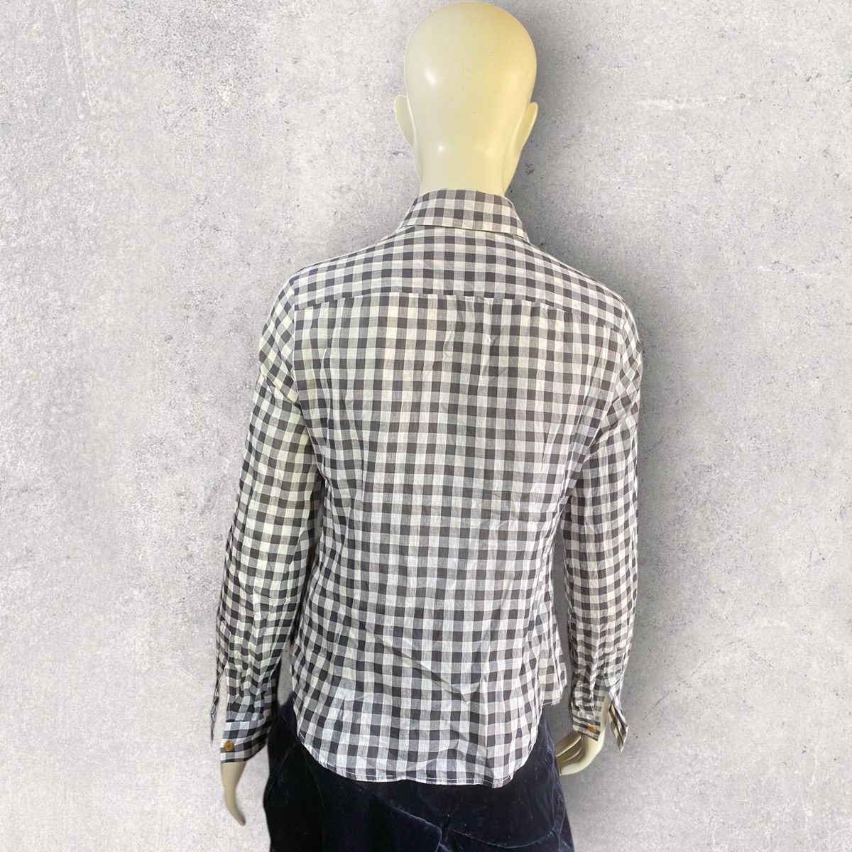 Vivienne Westwood SS07 Open Chest Plaid Button Up Shirt Size S / US 4 / IT 40 - 6 Thumbnail