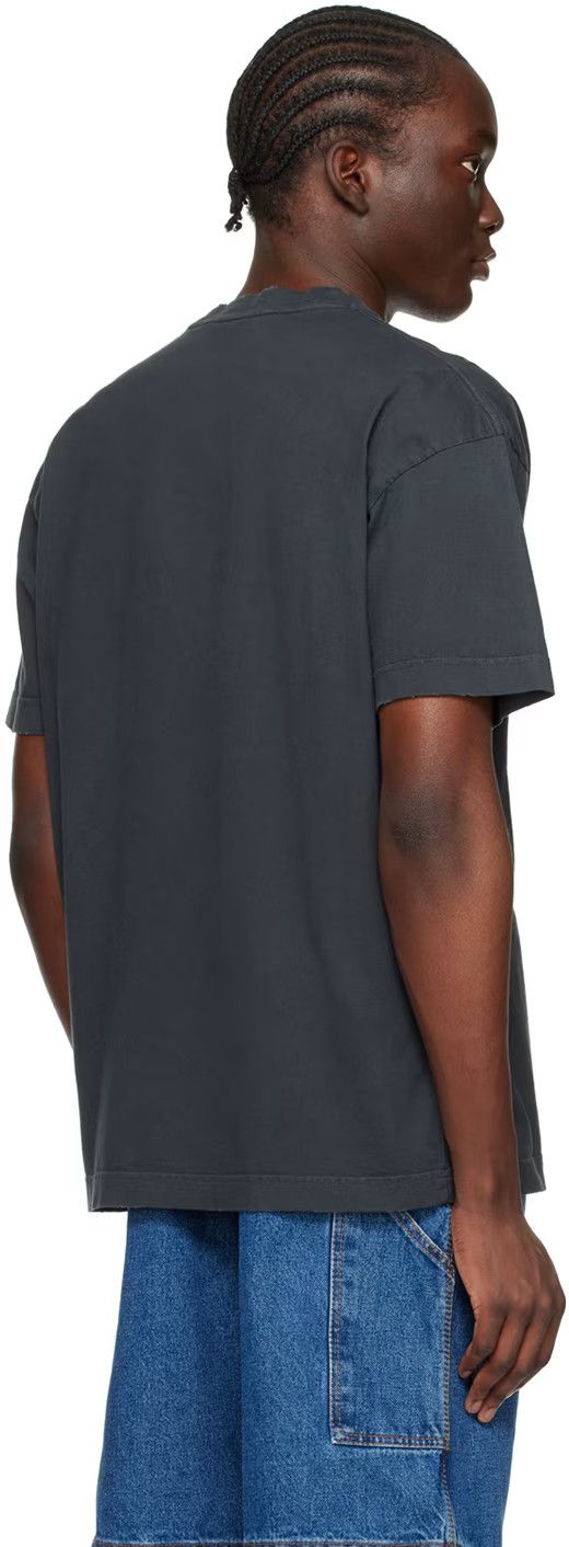 Palm Angels o1y0325 Logo Crewneck T-Shirt in Lead Size US S / EU 44-46 / 1 - 3 Thumbnail