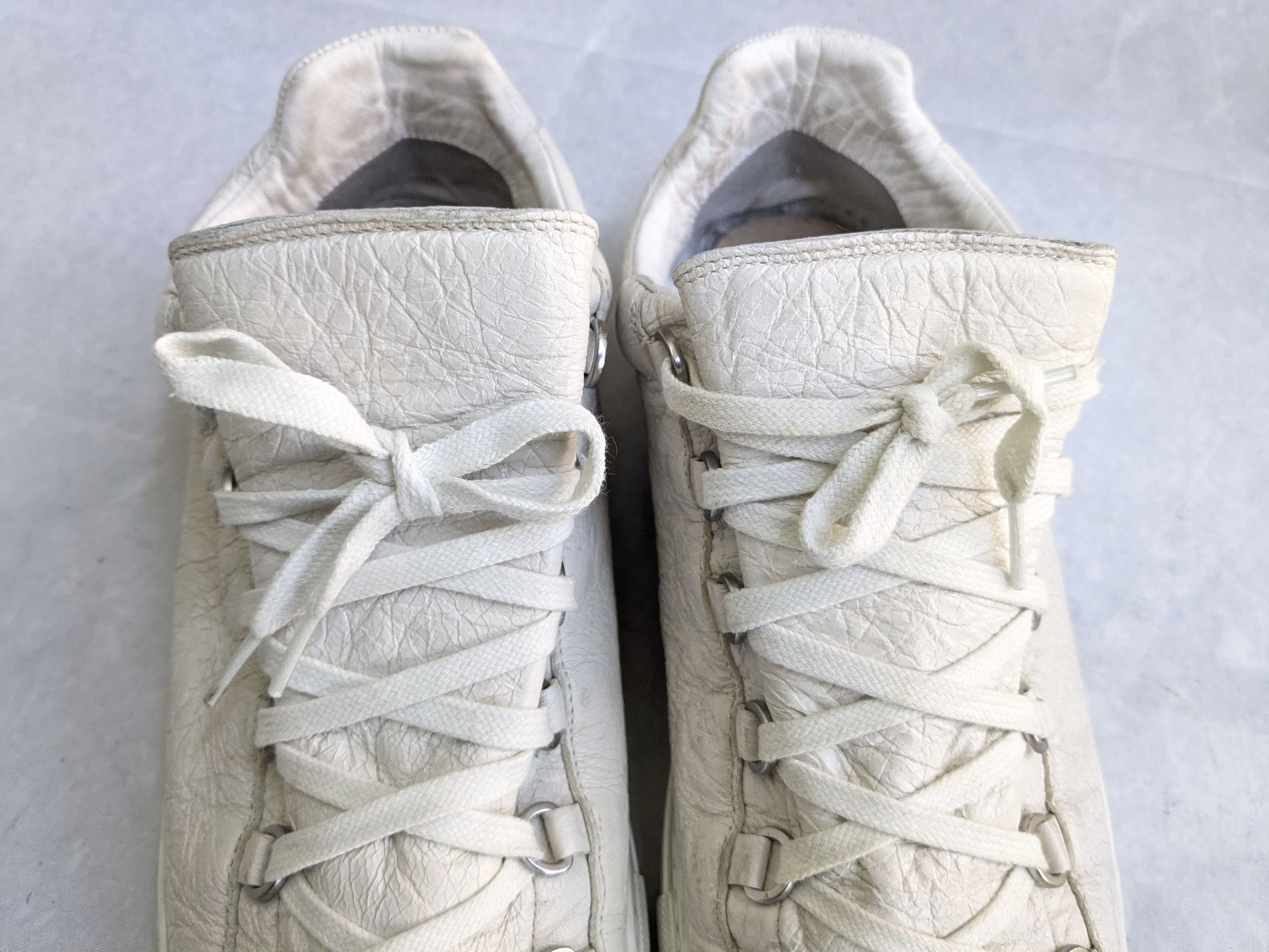 Balenciaga Balenciaga Arena Sneakers White 13 Low Tops Leather Size US 13 / EU 46 - 7 Thumbnail