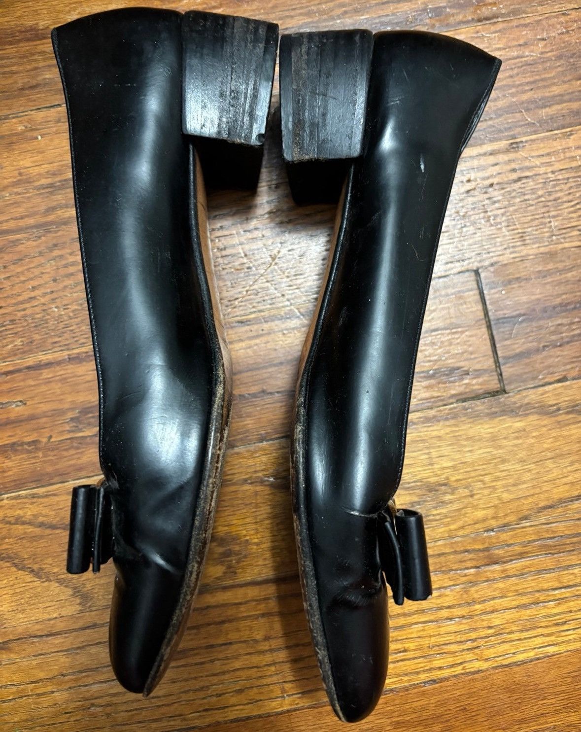 Salvatore Ferragamo Salvatore Ferragamo Flat Bow Leather Shoes 8 Size US 8 / IT 38 - 6 Thumbnail