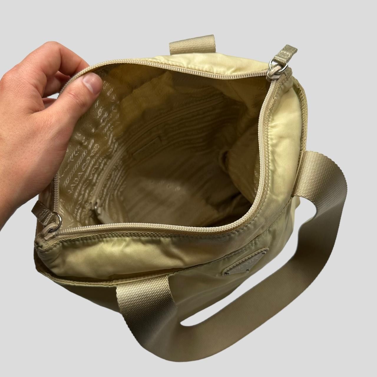 Prada Milano 00’s Nylon Tote Shoulder Bag