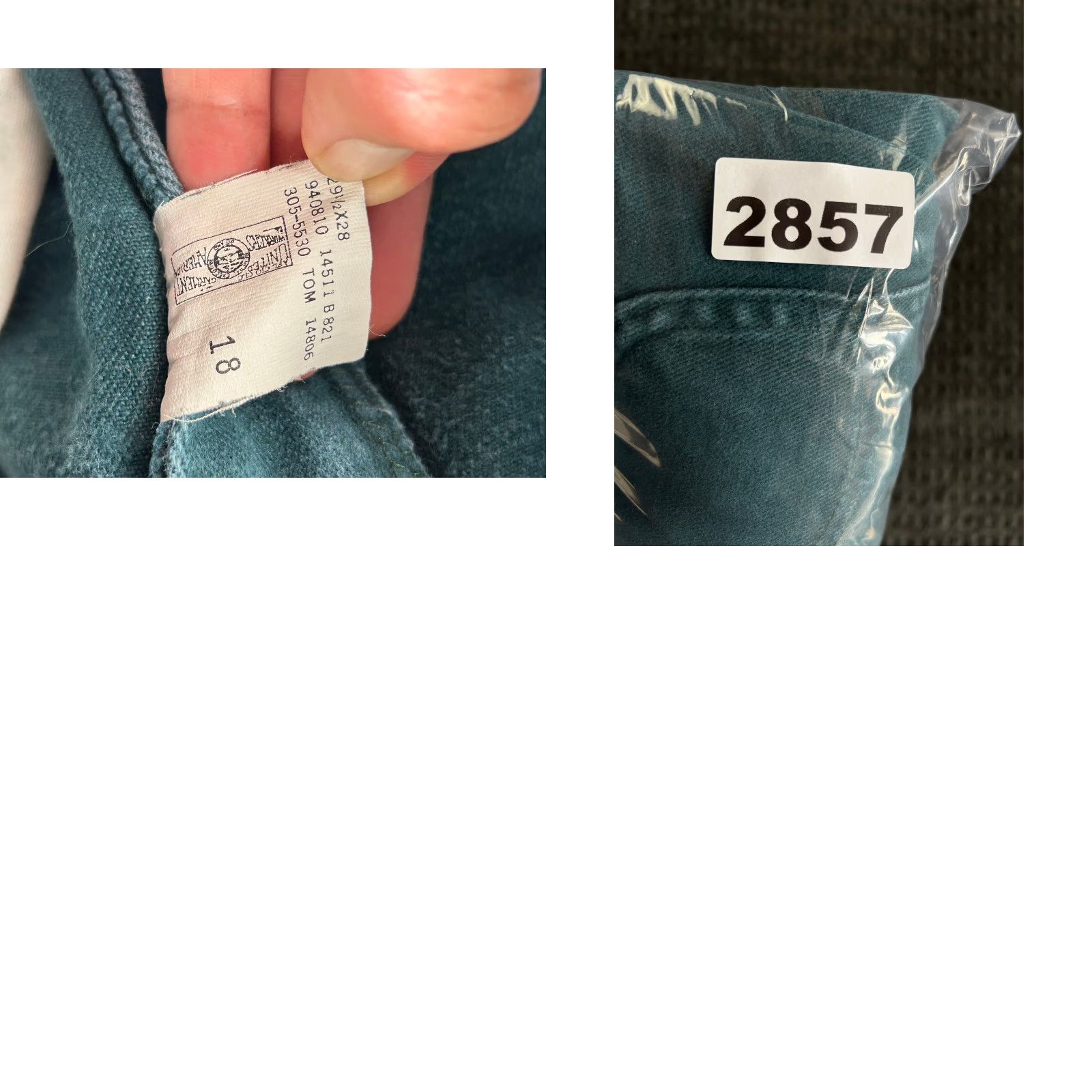 Lee VINTAGE Lee Jeans 12 Green Hi Rise Mom 80s 90s Made in USA Size 34" / US 12 / IT 48 - 9 Thumbnail