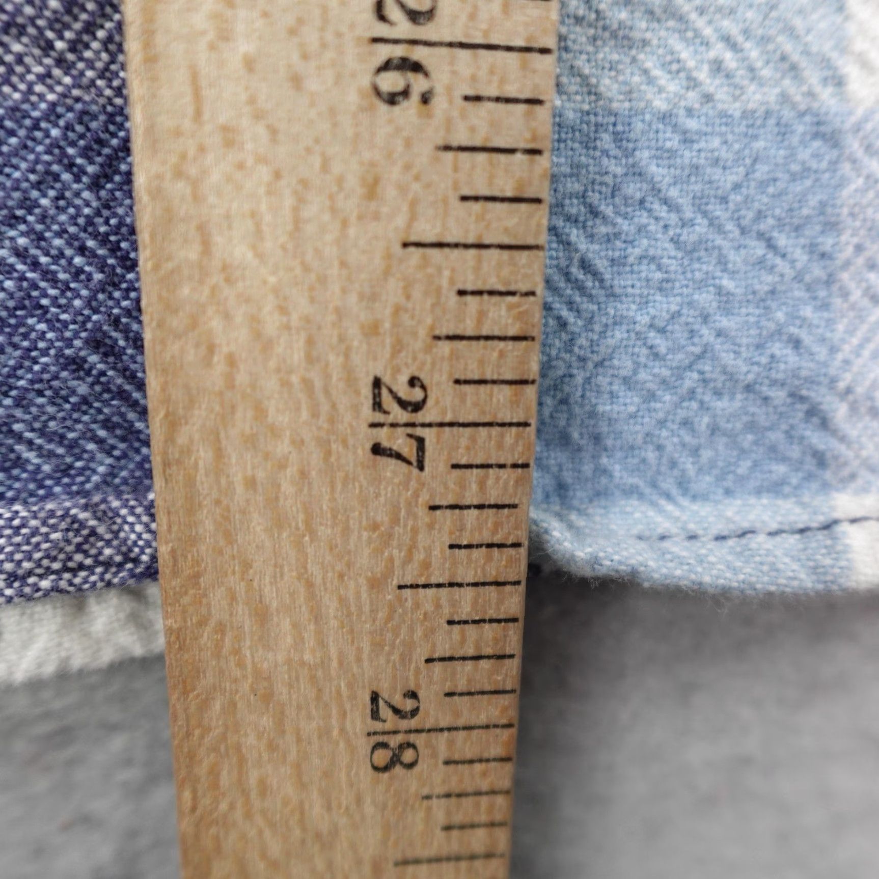 Ralph Lauren Denim & Supply Ralph Lauren Shirt Mens Small Blue Plaid Textured Woven Button Up Size US S / EU 44-46 / 1 - 7 Thumbnail